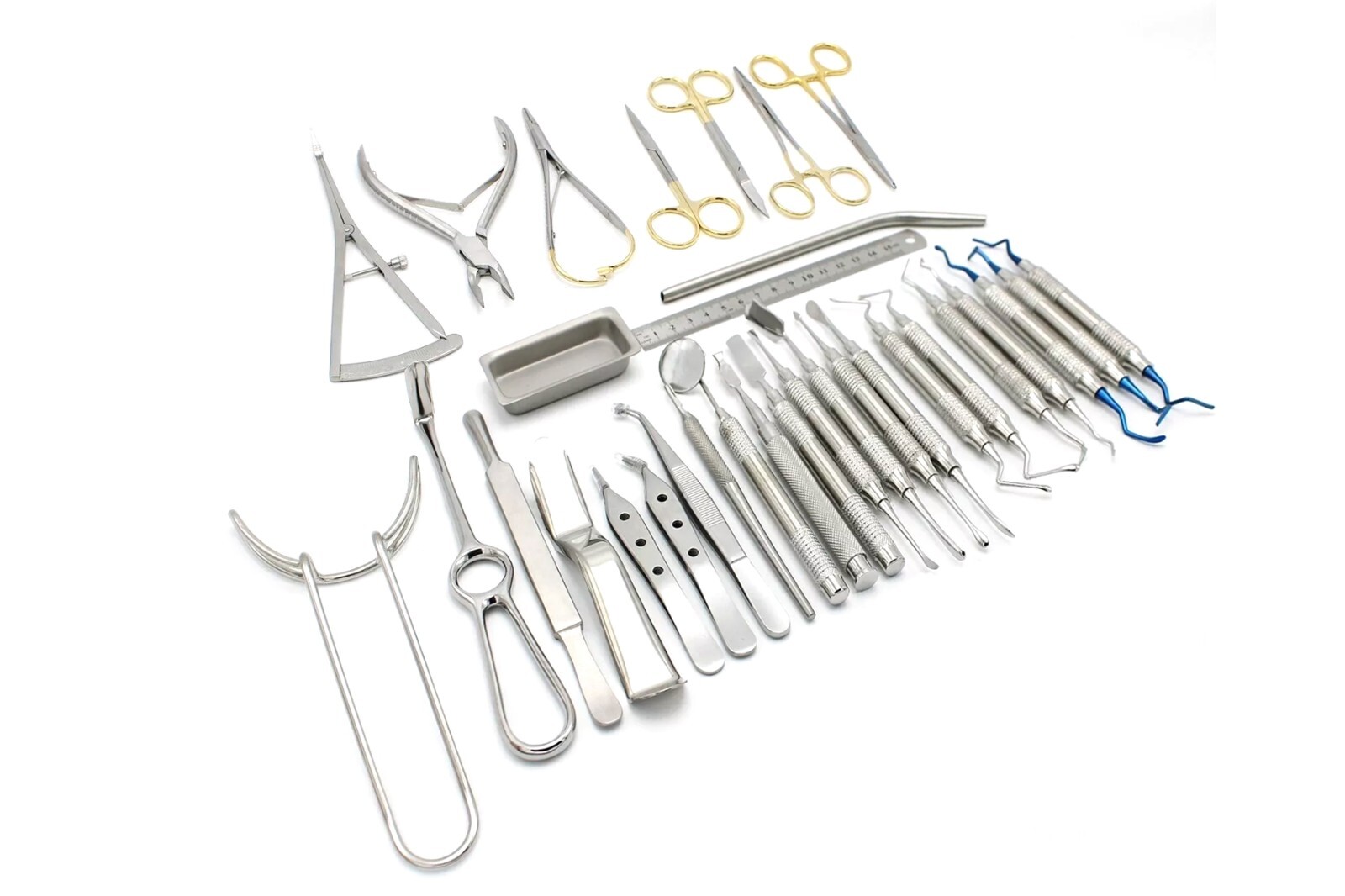Periodontal Instruments Kit Dental Implants Surgical Orthodontics 33 PCS