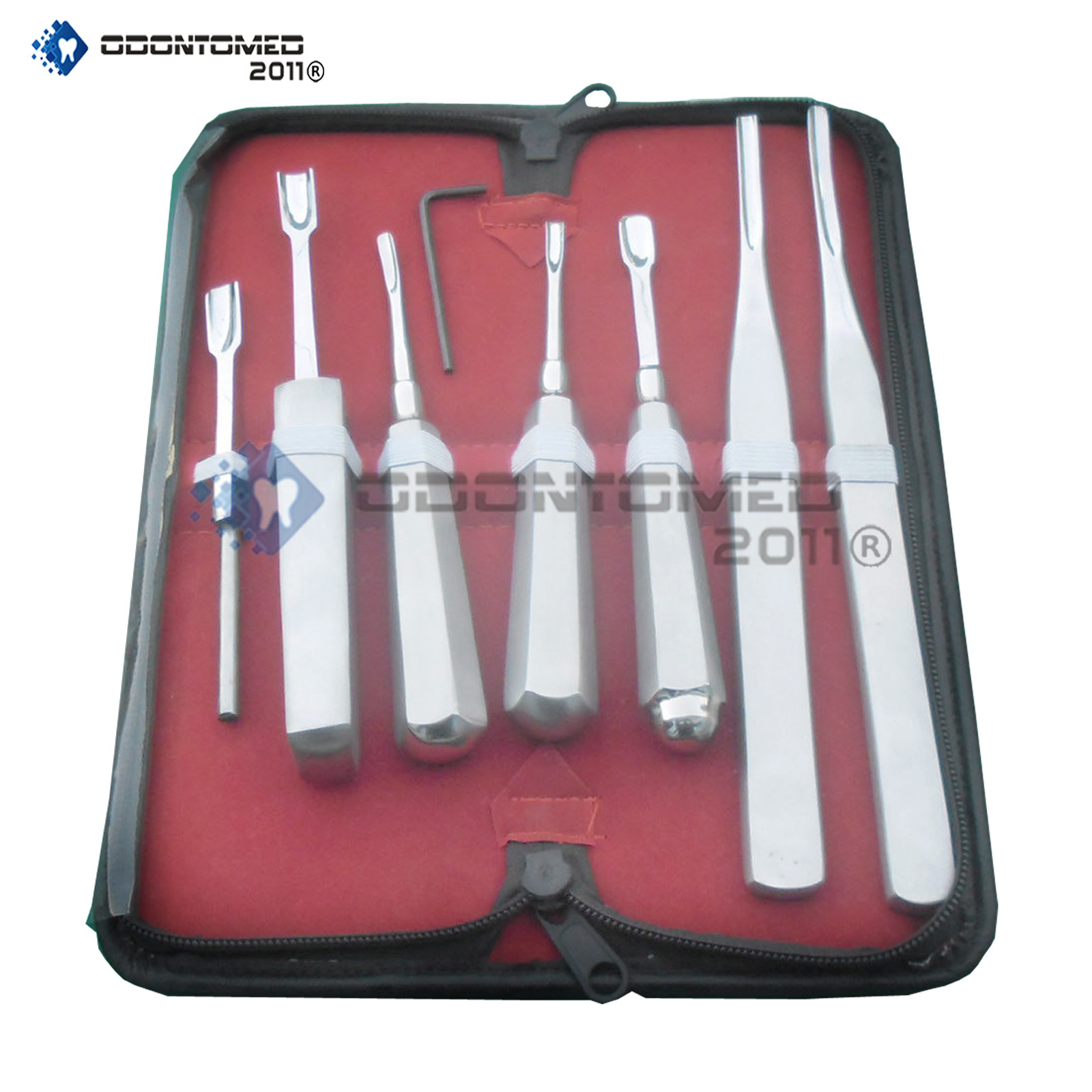 6-Piece Dental Tooth Elevator Kit Surgical Instruments