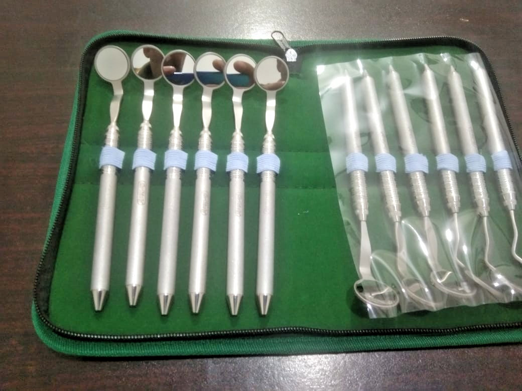 Lot of 12 Pcs Hu-Friedy MH6 Dental Mirror Handle Set