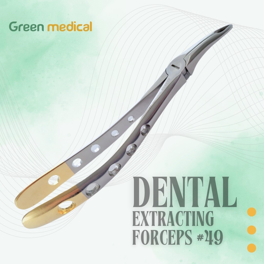 Extracting Forceps #49 Upper Roots Dental Tooth Extraction Surgical Instruments