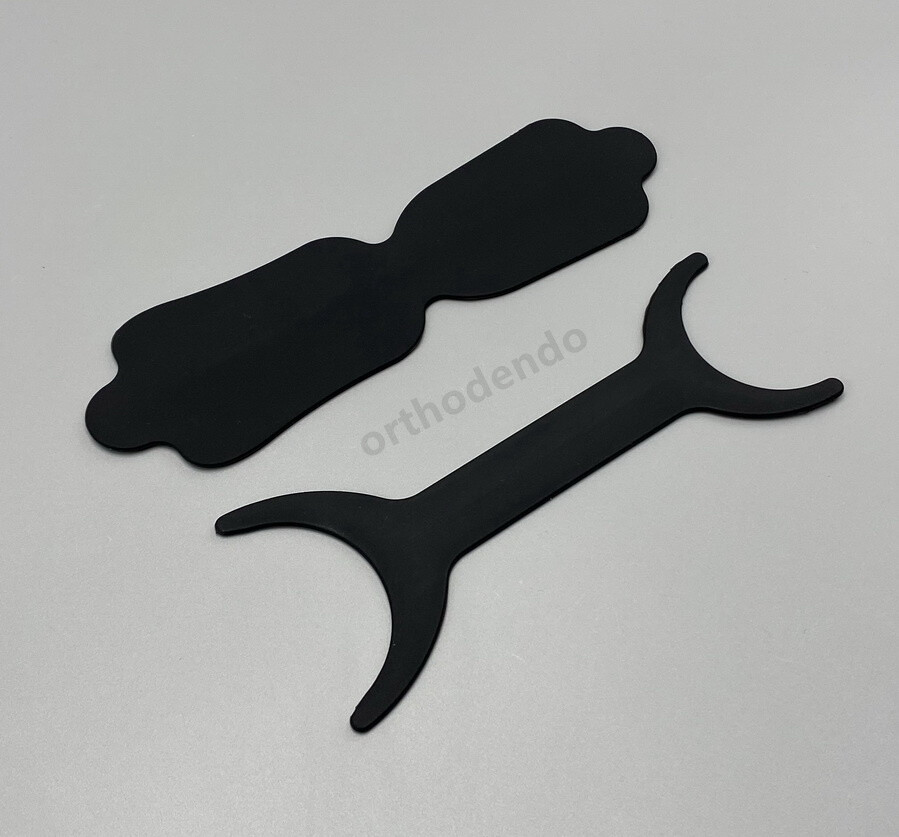 1pc Dental Flexible Contrastor Silicone Photo Background Board Anterior Occlusal