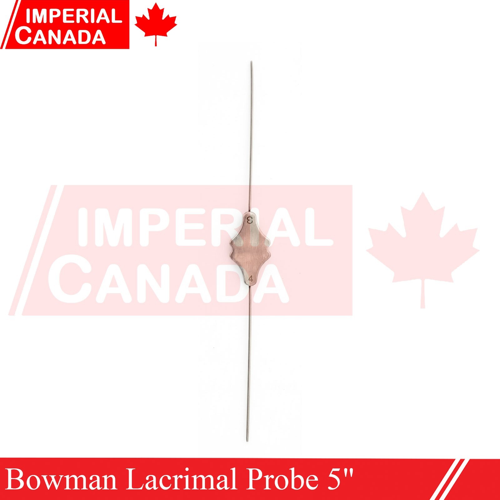 Bowman Lacrimal Probe 5″ # 3-4 Surgical Dental ENT Instruments KLP9013