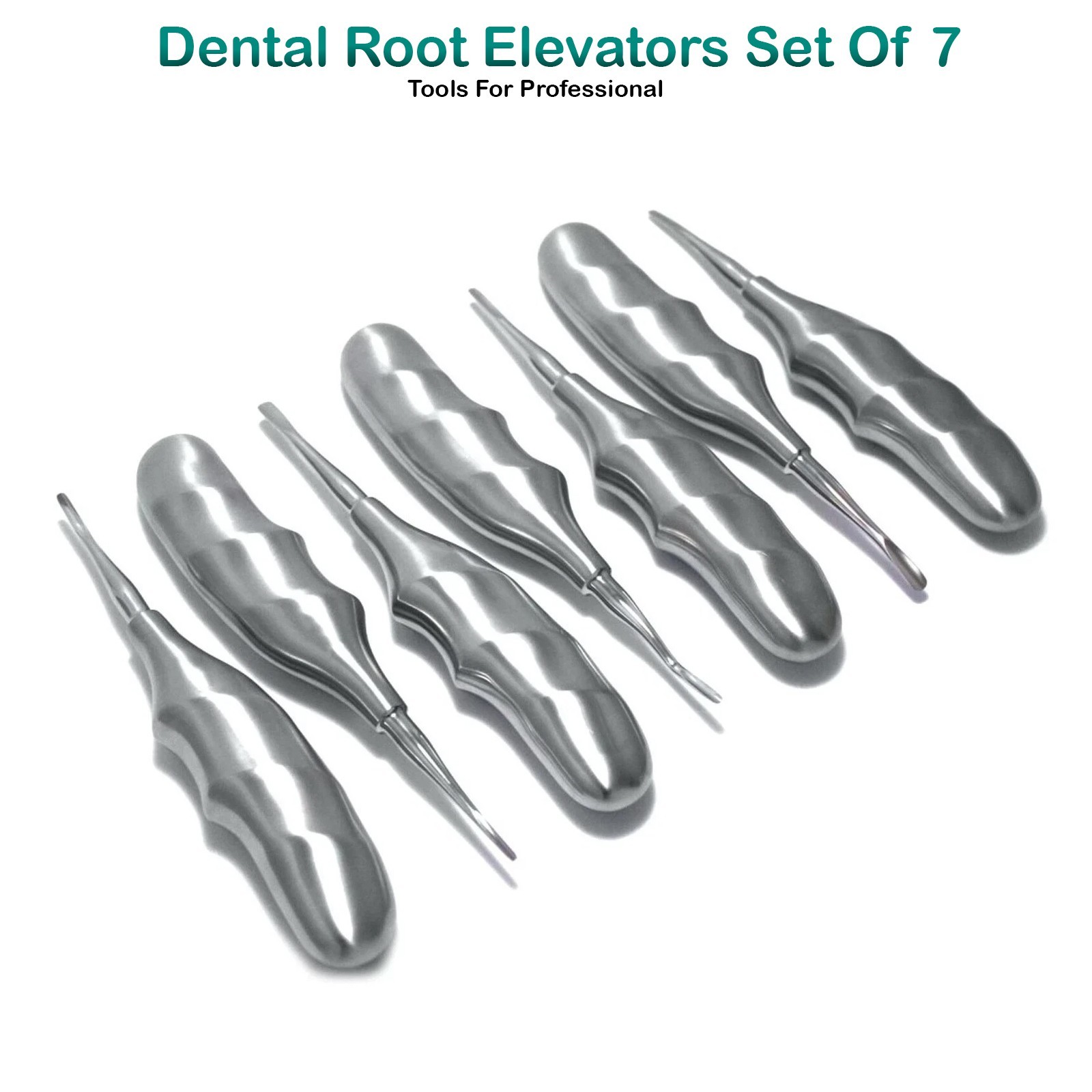 7 Pcs Dental Root Elevators Oral Surgery PDL Luxating Tooth loosening MARGALLA