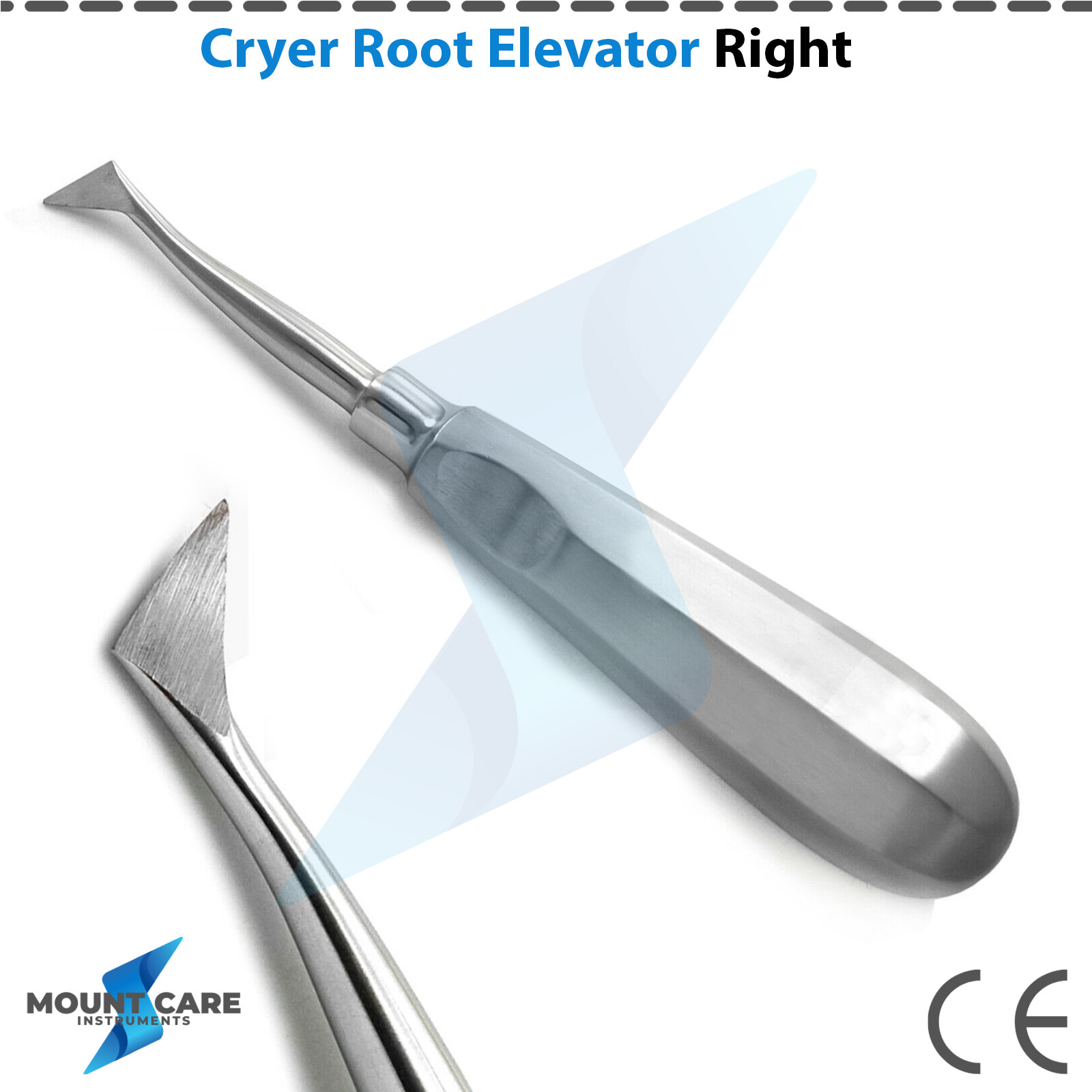Cryer Left & Right Set Root Elevators Multi Rooted Dental Surgery Instruments