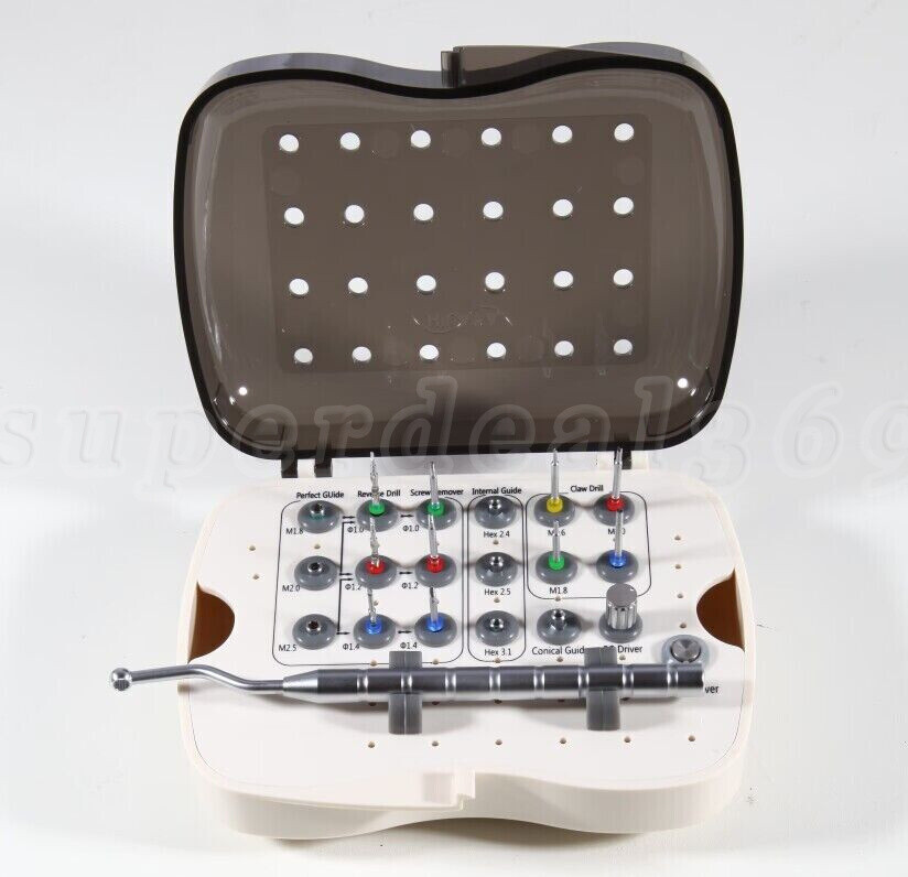 Dental Implant Fixture &Broken Screw Removal Kit Remove Surgical Tool Remover OR