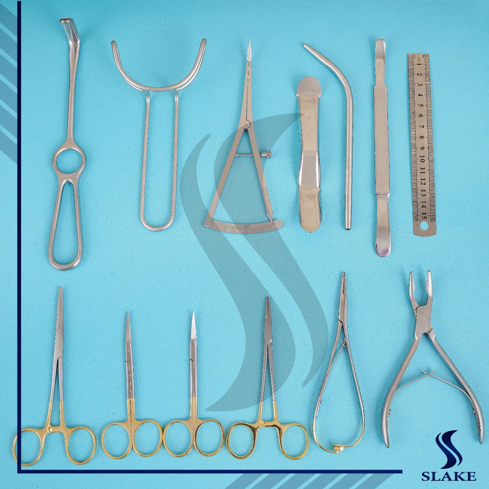 33 PCS ORAL DENTAL EXTRACTION SURGERY BASIC DENTAL INSTRUMENTS SET WITH CASSETTE