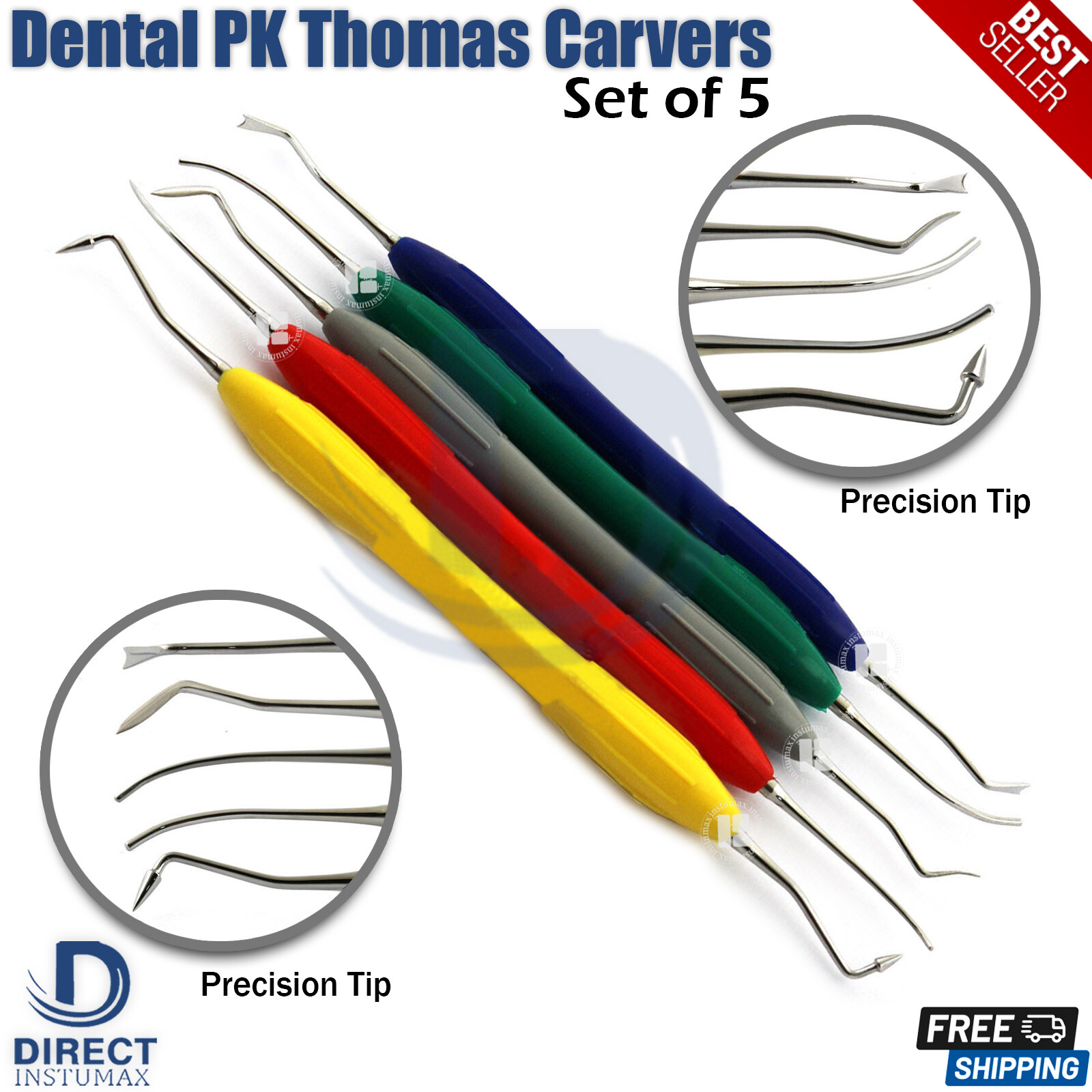 Complete Dental Composite Kit – Restoration & Placement Mixing Condensing Tools