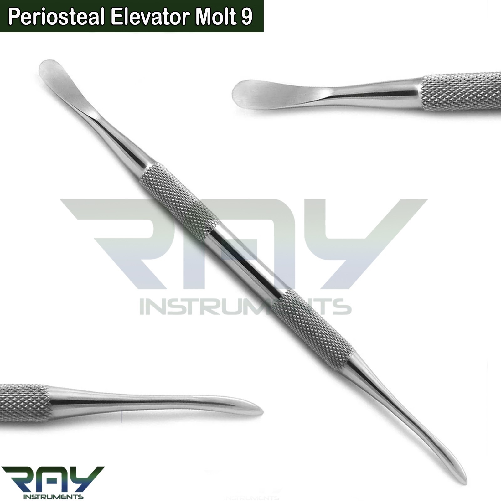 5 Pcs Dental Periosteal Molt #9 Elevator Surgical Implant Surgery Instruments