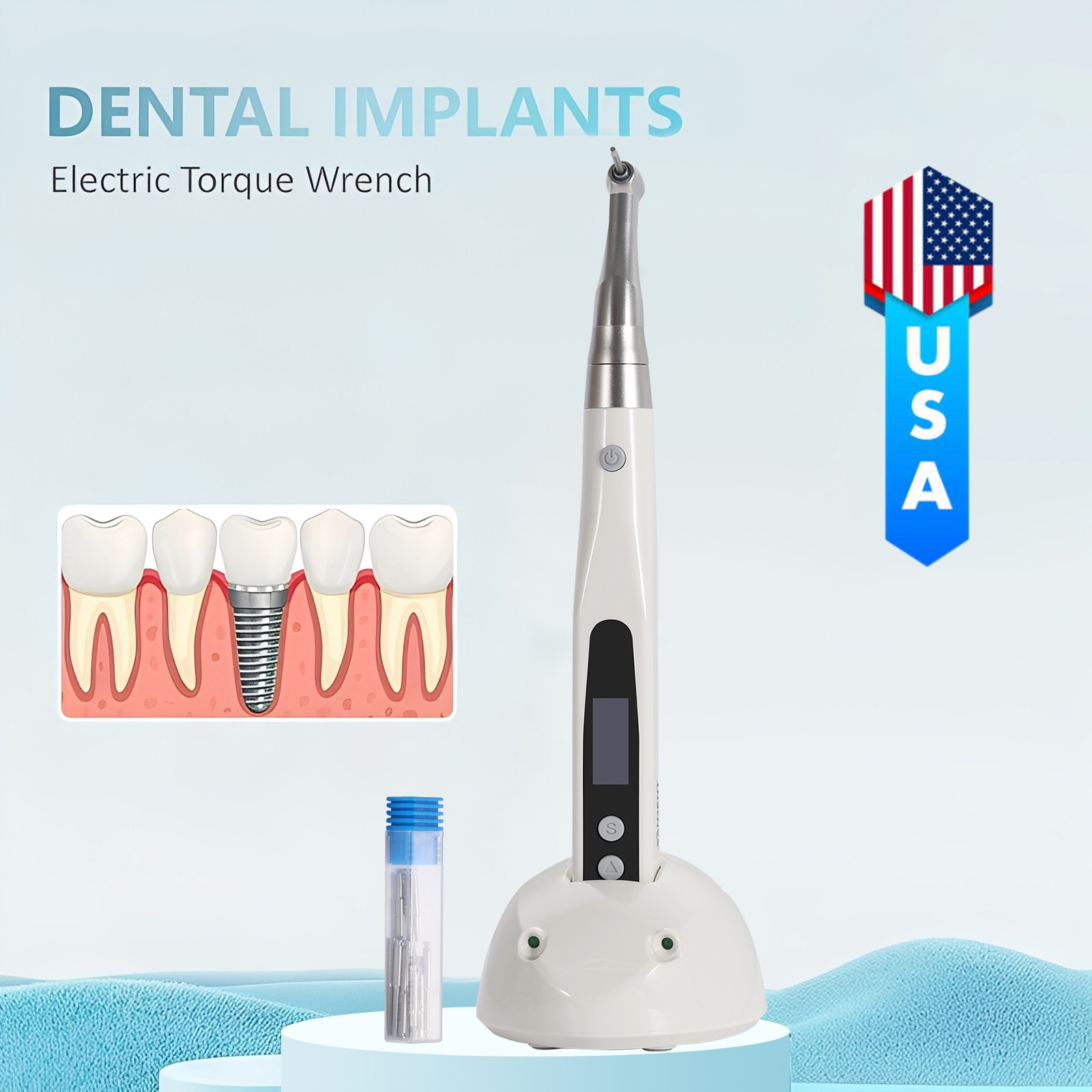 Dental Air Water Spray Tri-3 Way Syringe Handpiece ^ 2 Nozzles Tips Tubes nvbtr