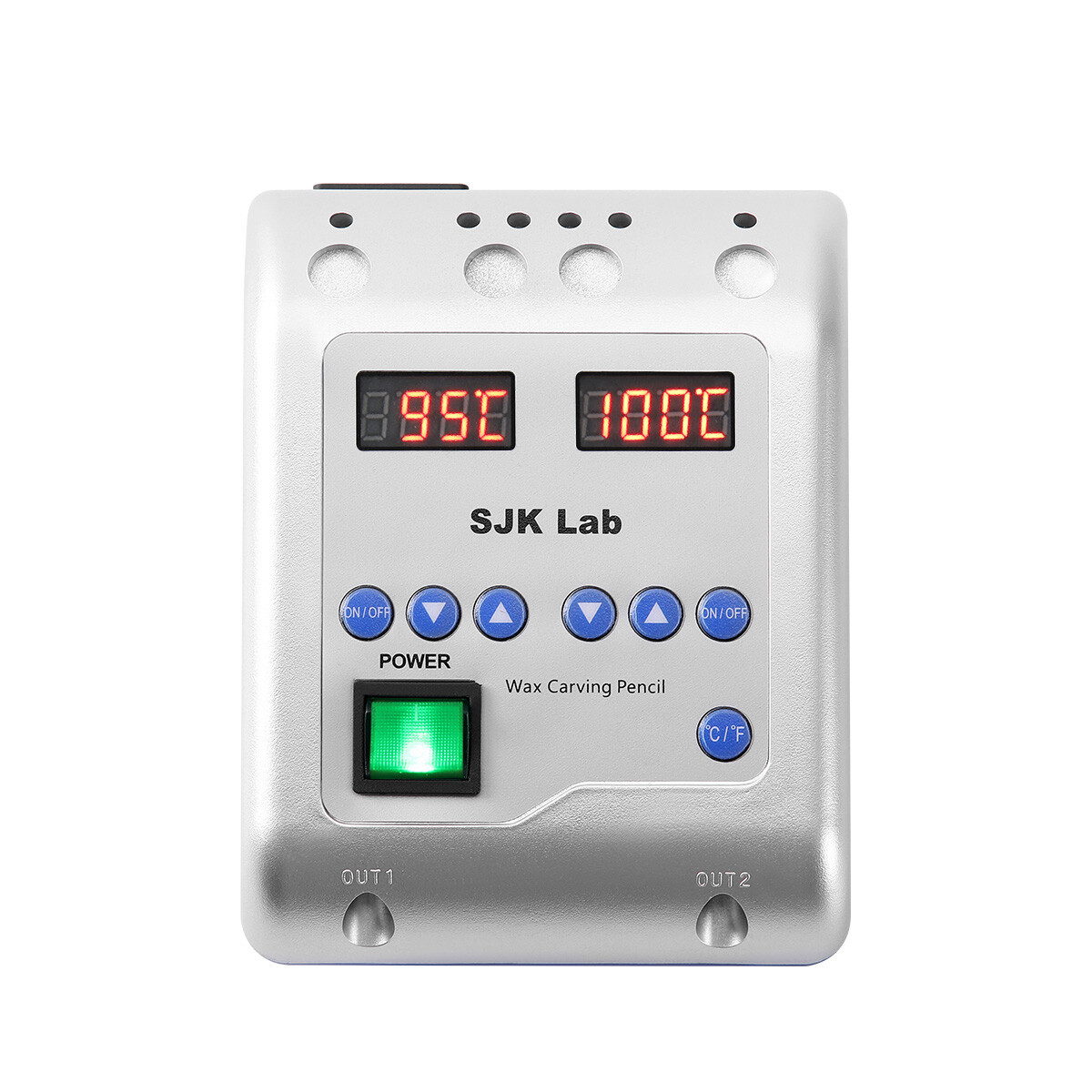 SJK Dental Lab Electric Wax Knife Waxer Carving Pencil Carver with 6 Tips+2 Pens