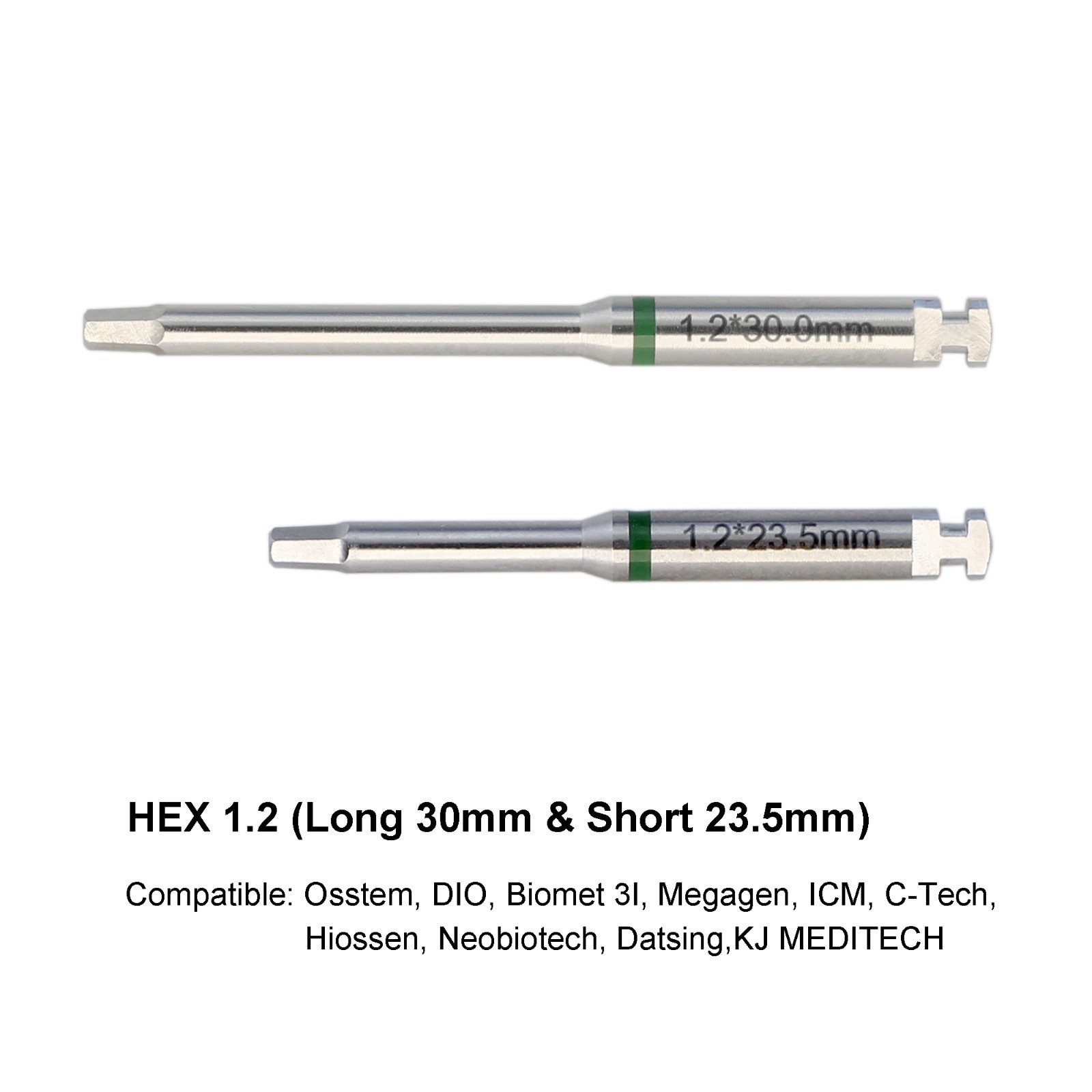 Dental Implant Abutment Hand Driver Hex Screwdriver Neobiotech Nobel Zimmer Oss