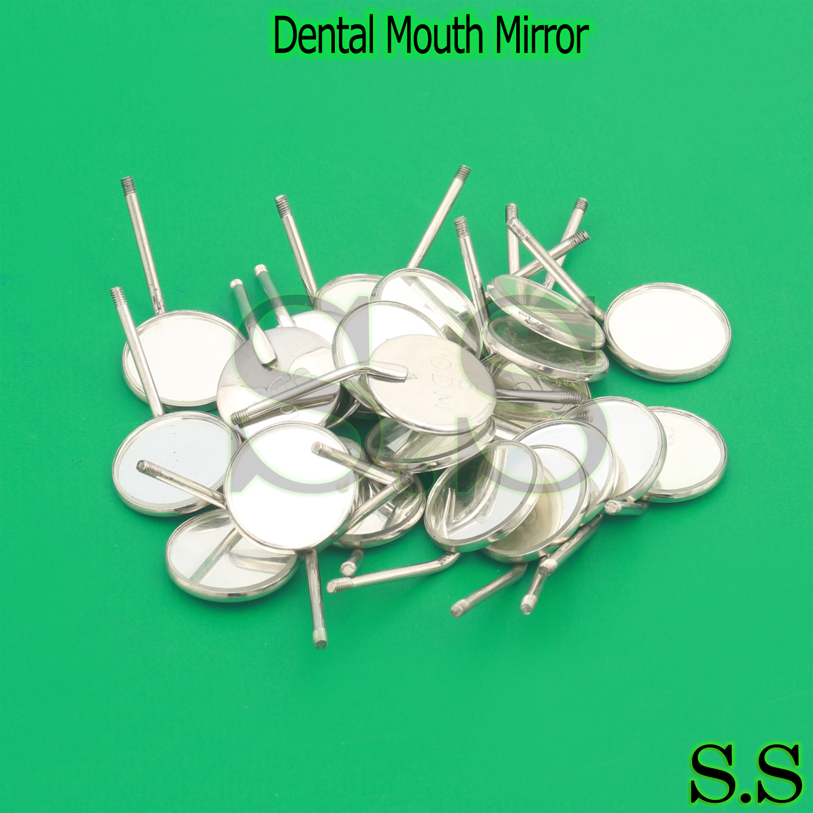 100 PCS Dental Mouth Mirror # 5 Plain Dental Instruments