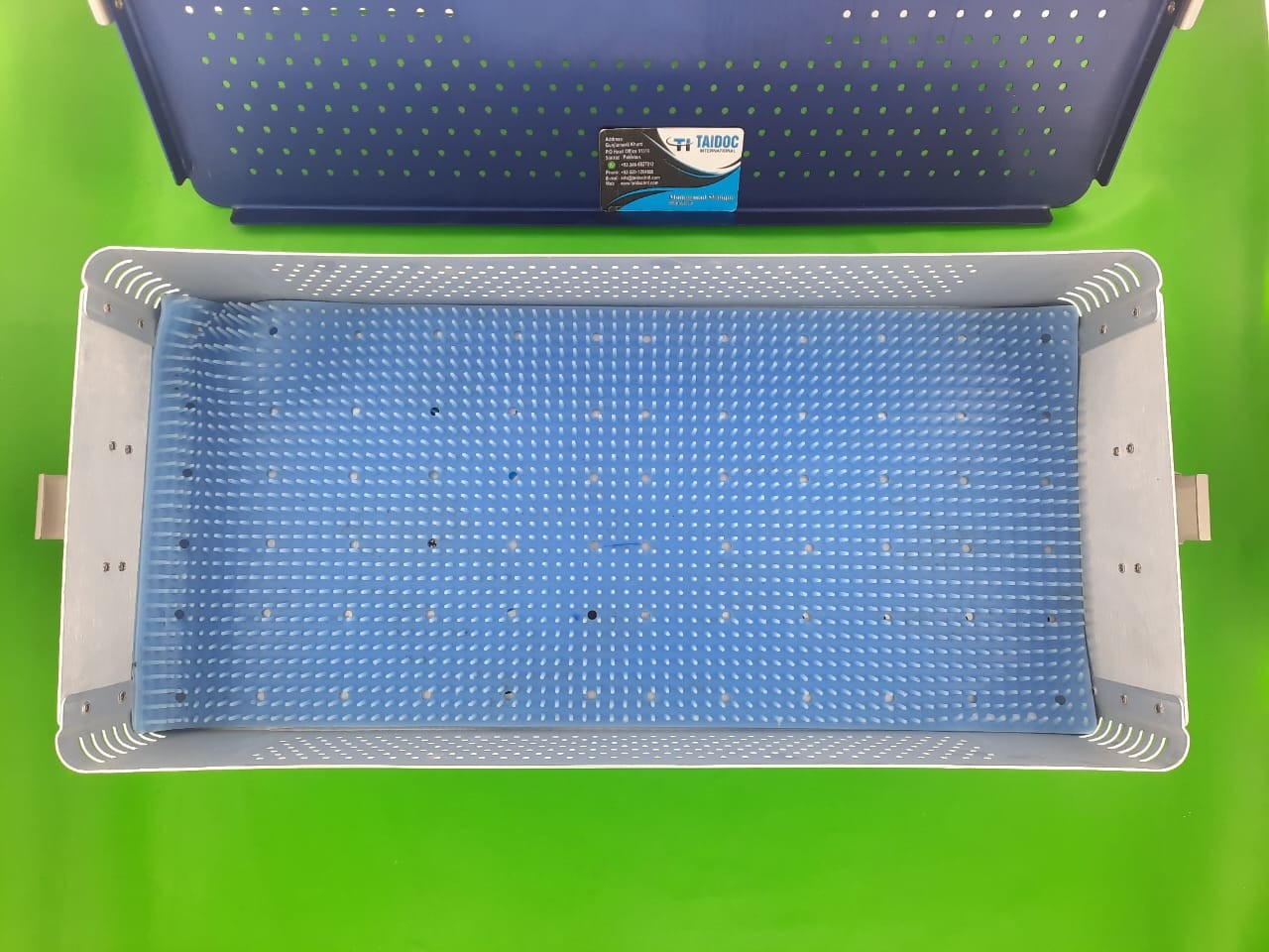 Aluminum Surgical Tray Sterilization Box 540*250*100 mm laparoscope Instruments