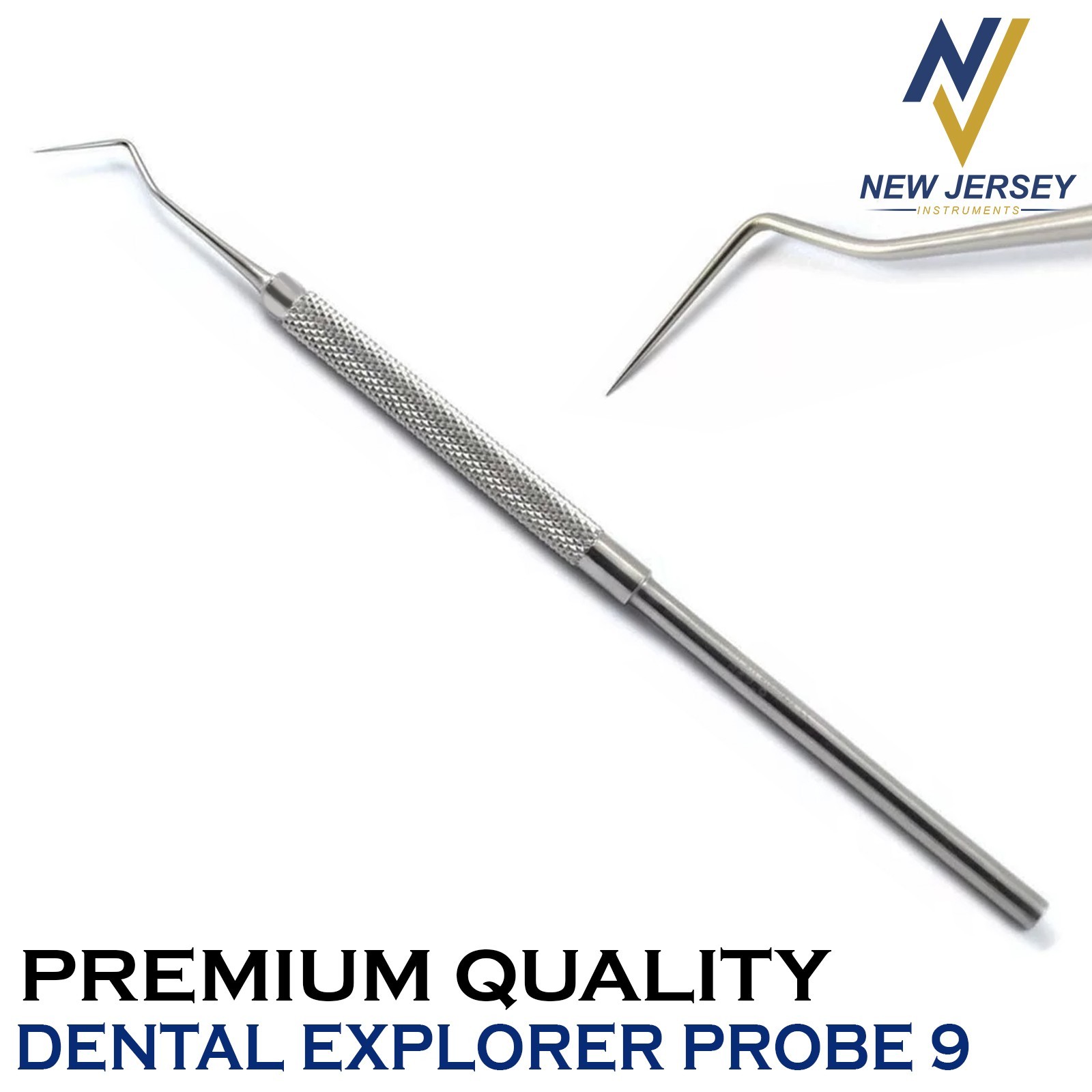 Dental Periodontal Probe 9 Explorer 23/17A Teeth Cleaning Scraper Tartar Remover