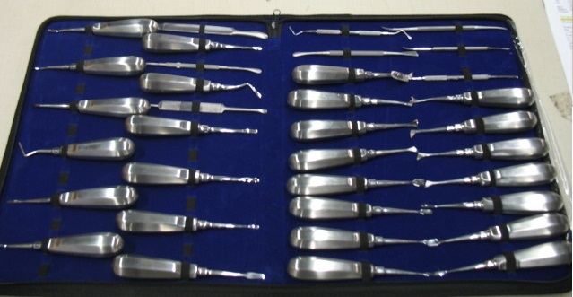 28 PC LUXATING APICAL DENTAL SURGERY ROOT EXTRACTION EXTRACTING ELEVATORS