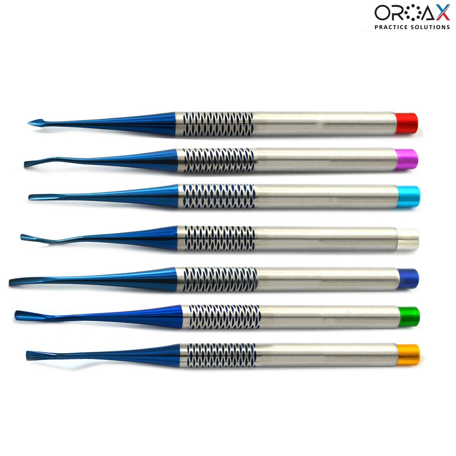 7Pcs Dental Luxating Elevators PDL Periotome Luxation Teeth Extracting Set OROAX