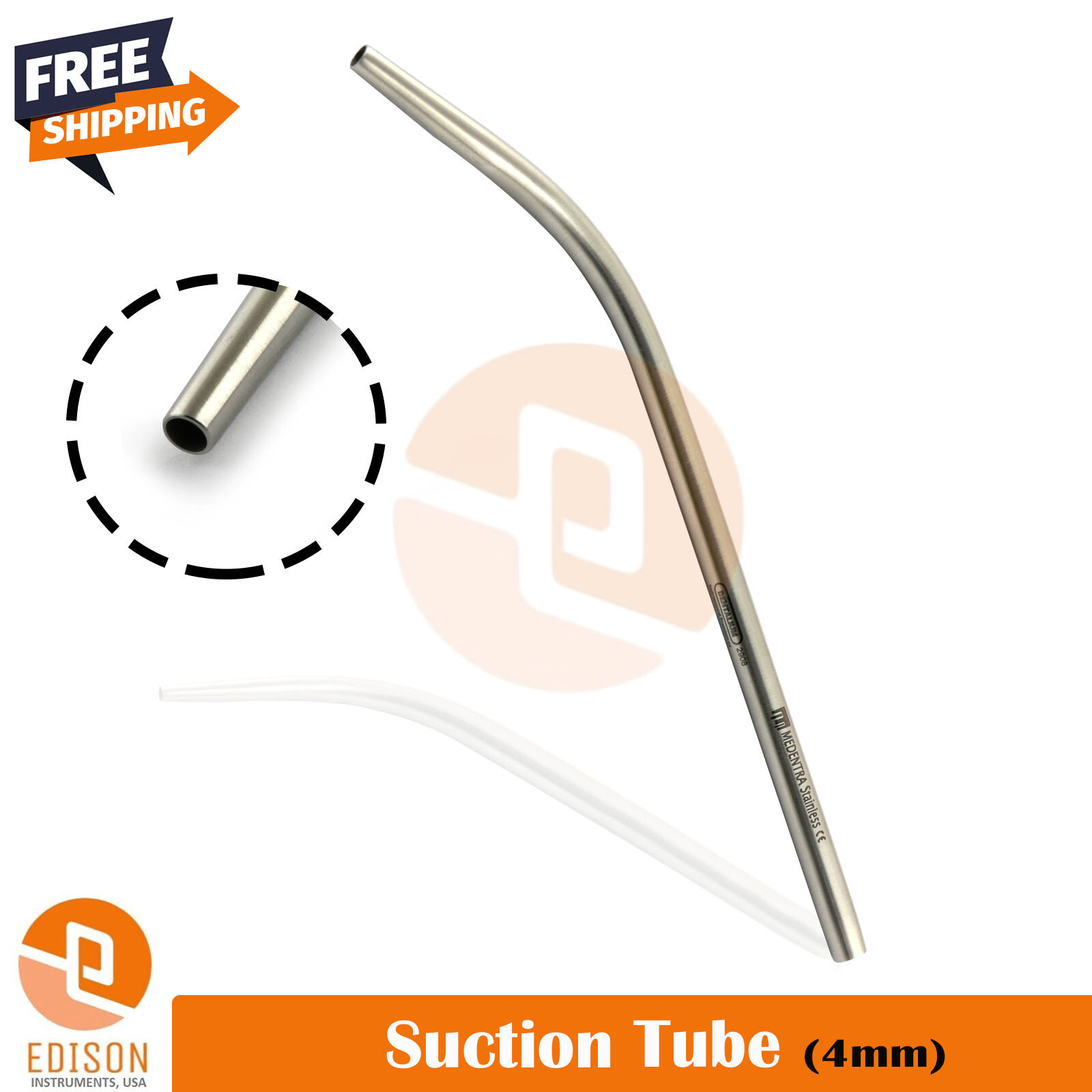 4mm Suction Tube Cannula Below Pipe Saliva Tubing Dental Oral Cleaning Tools