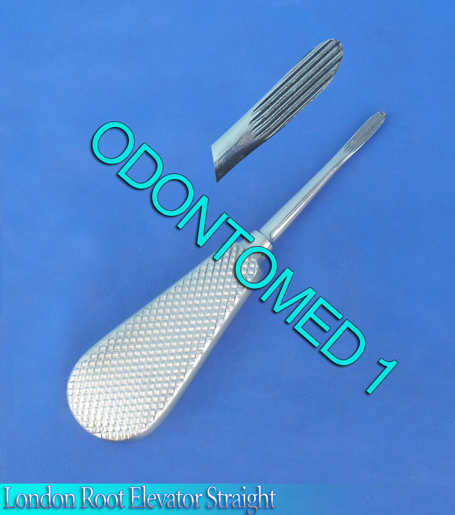 6 London Root Elevator Straight Surgical Dental Instruments