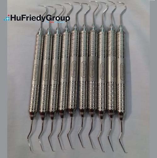 HU-FRIEDY LOT 5 PCS Explorer EXD56 #5 Dental Instruments Satin Steel Handle