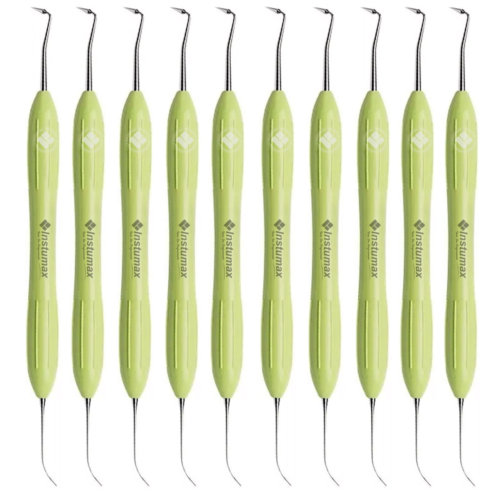Fissura Dental Composite Filling Instruments Restorative Silicone Handle 10 pcs