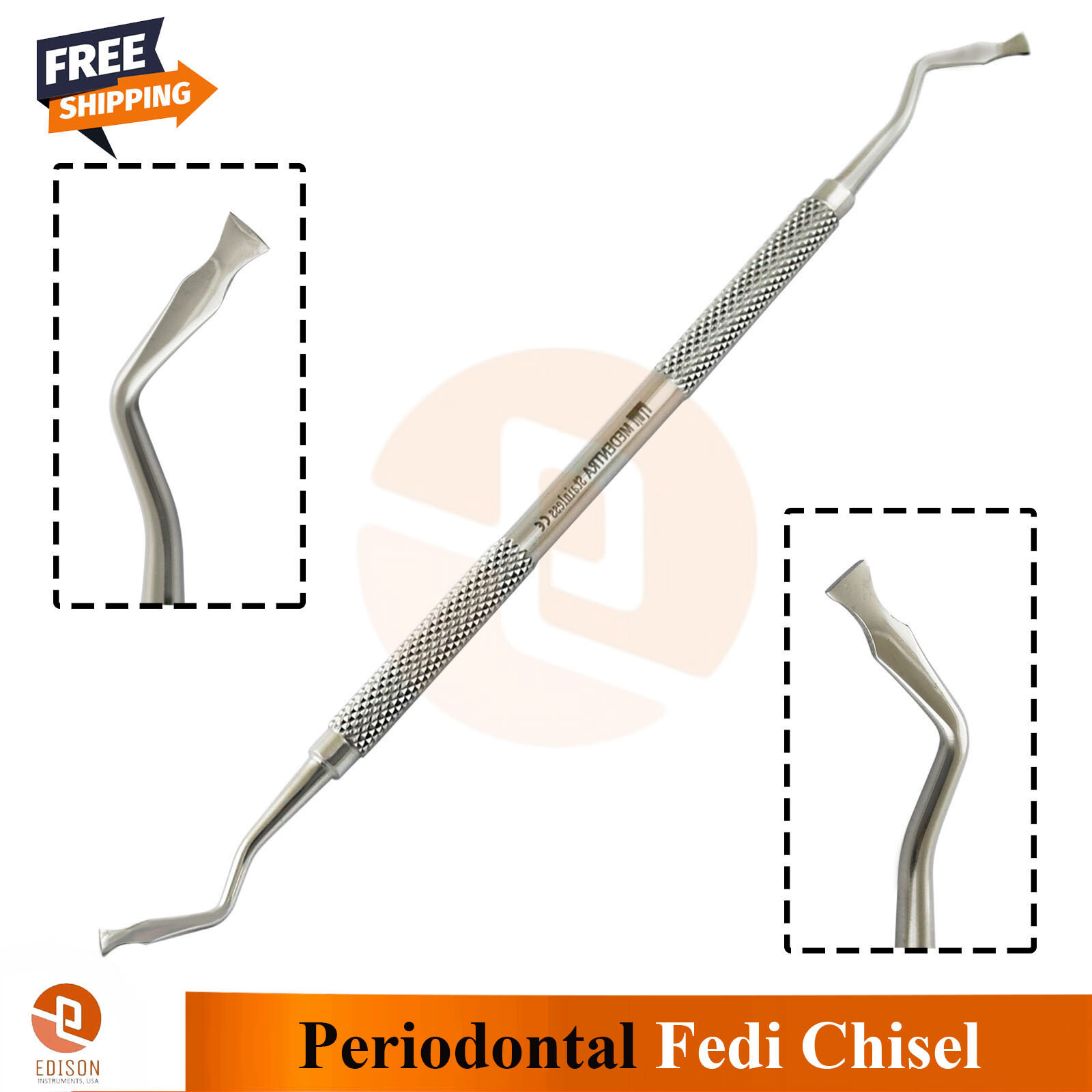 Periodontal Fedi Chisel Bone Soft Tissue Remover Scaler Implantology Instruments