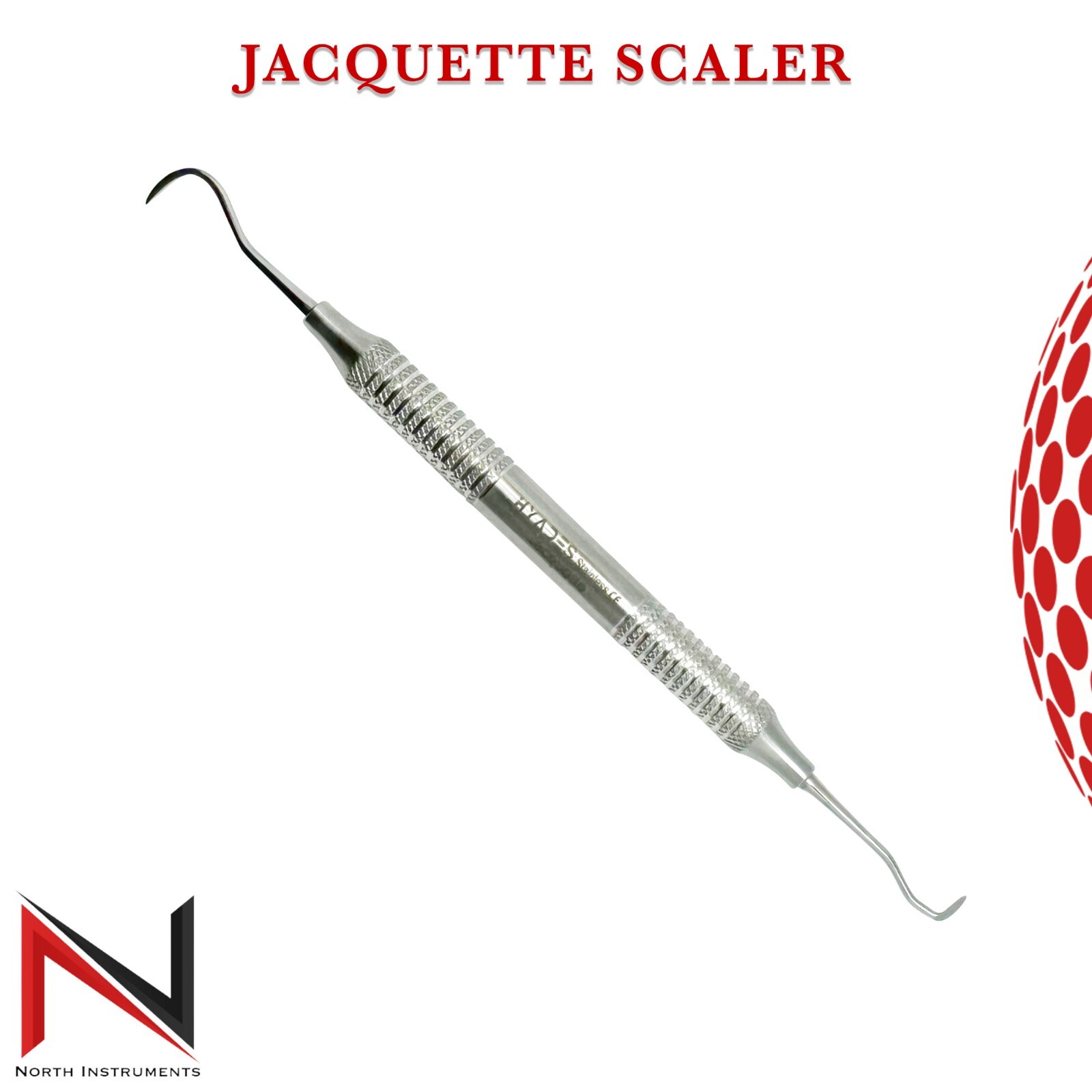 Dental Tooth Cleaning Hygienic Jacquette Scaler Calculus Plaque Remover Lab Tool