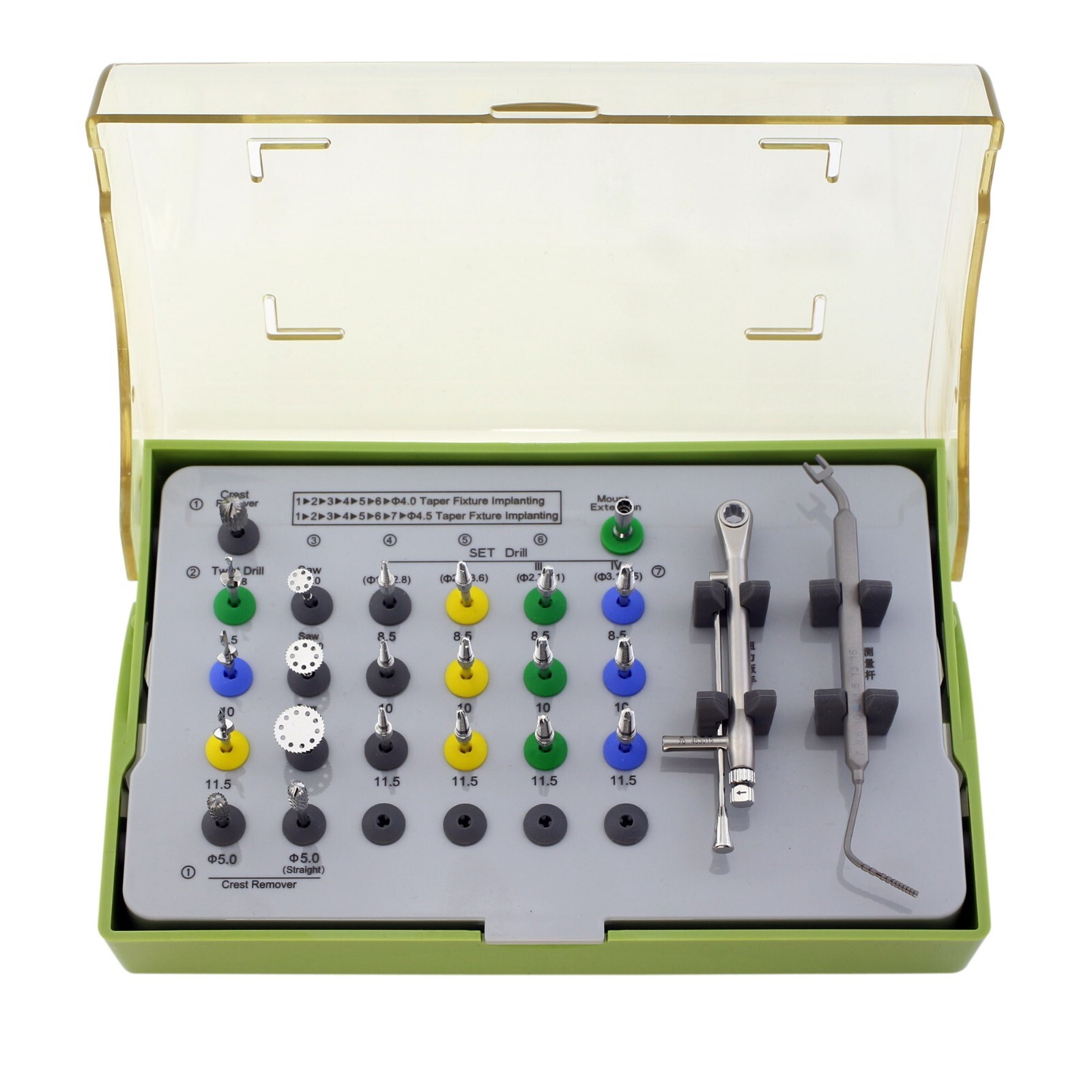 Implant ESSET Kit Easy Split Expansion of the Narrow Ridge Fits HIOSSEN OSSTEM
