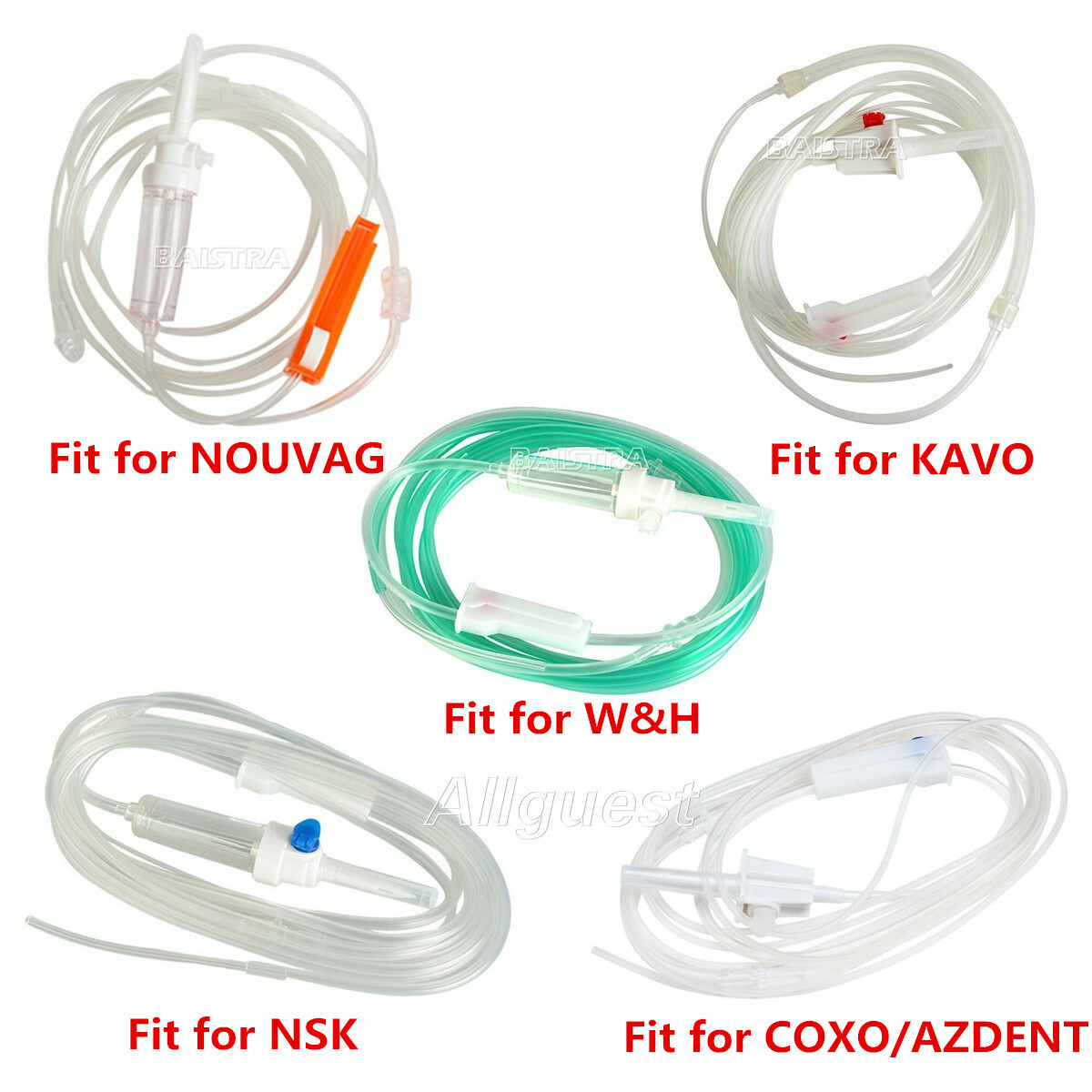 Dental Implant Irrigation Tube Fit WH/NSK/NOUVAG/KAVO/COXO/AZDENT Surgical Motor