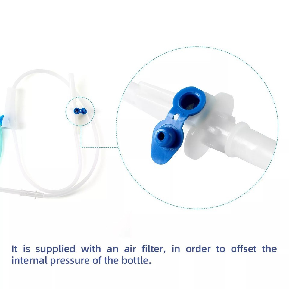 10X Dental Implant Surgery Disposable Irrigation Tubing Tube C Type 291cm Fit WH