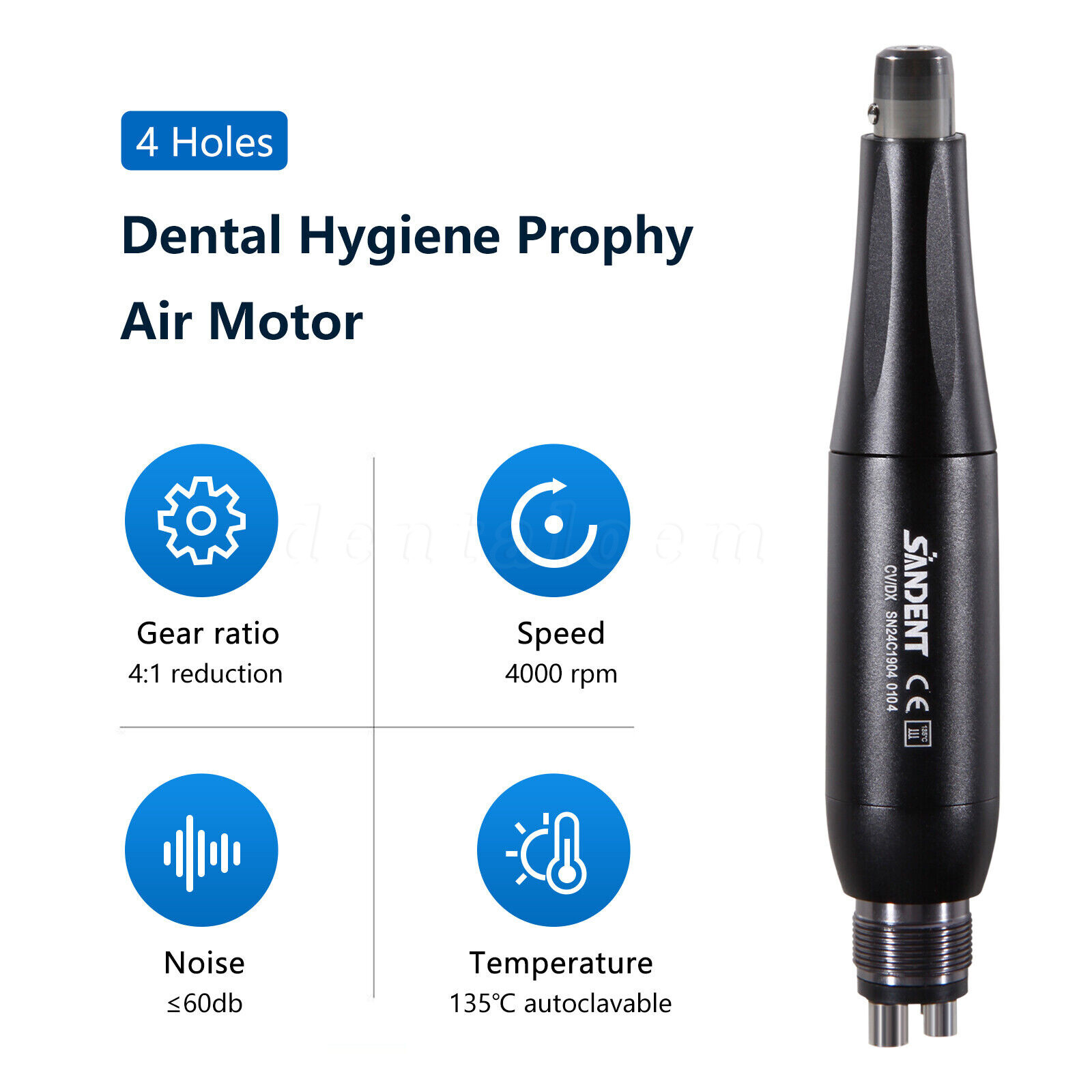 Dental Electric 4:1 Hygiene Prophy Handpiece/VRN LED Ultrasonic Scaler