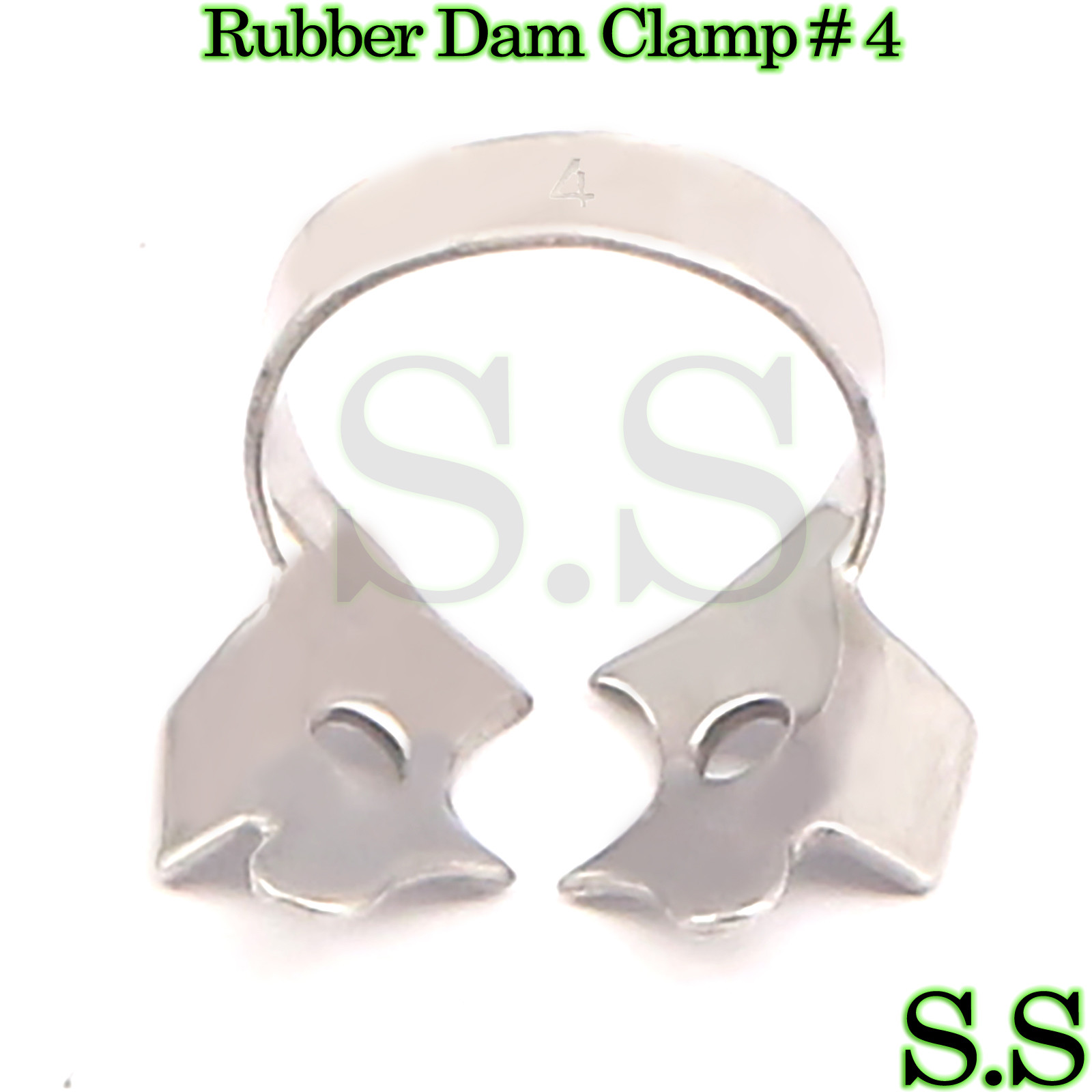 ENDODONTIC RUBBER DAM CLAMPS # 4 Dental Instruments