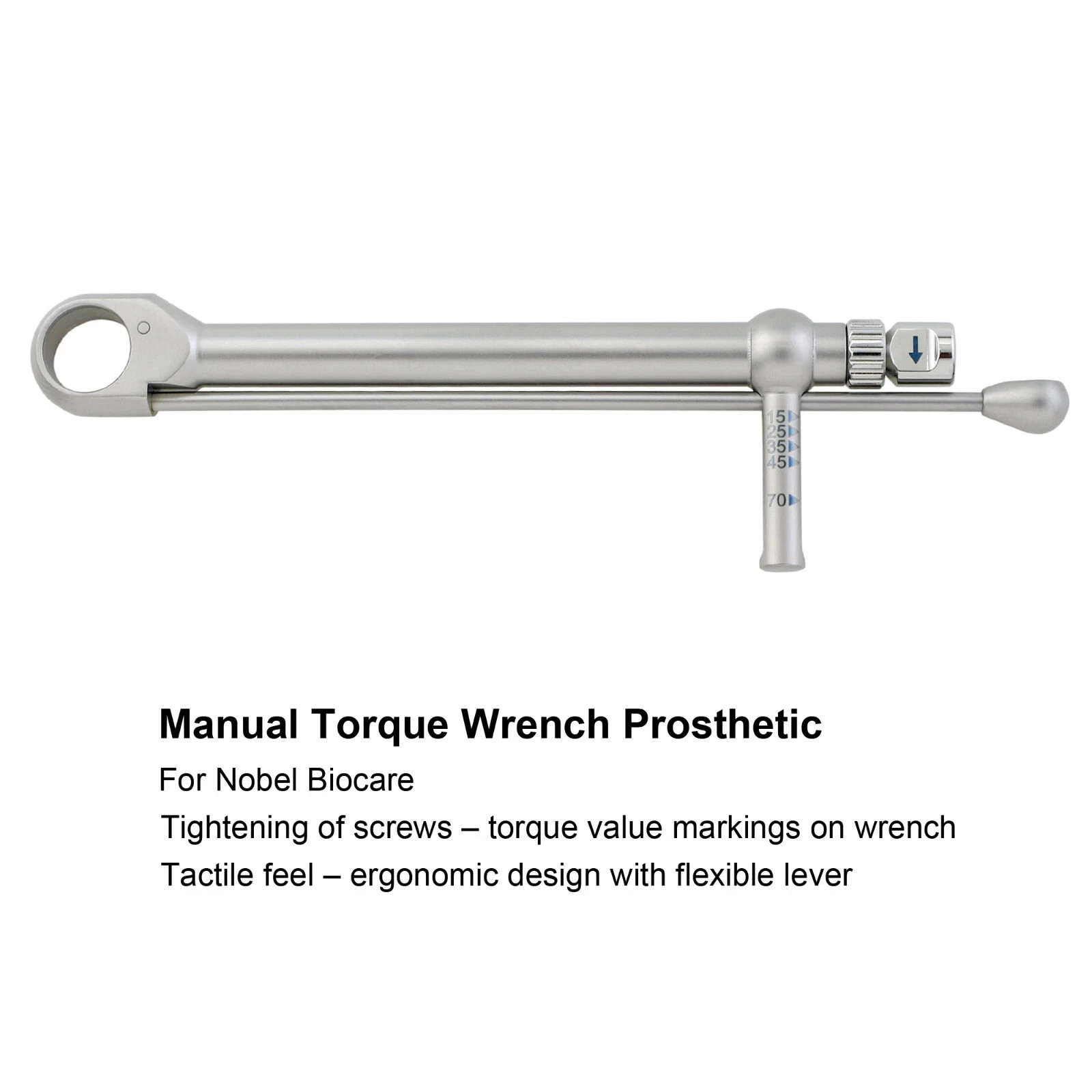 Implant Prosthetic Adjustable Torque Wrench Fits Nobel Biocare Unigrip Drivers