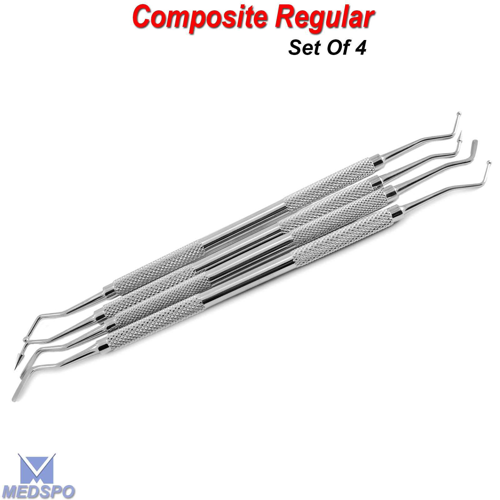 Dental Flat Plastic Filling Tools Composite Carvers Restoration Instruments Set