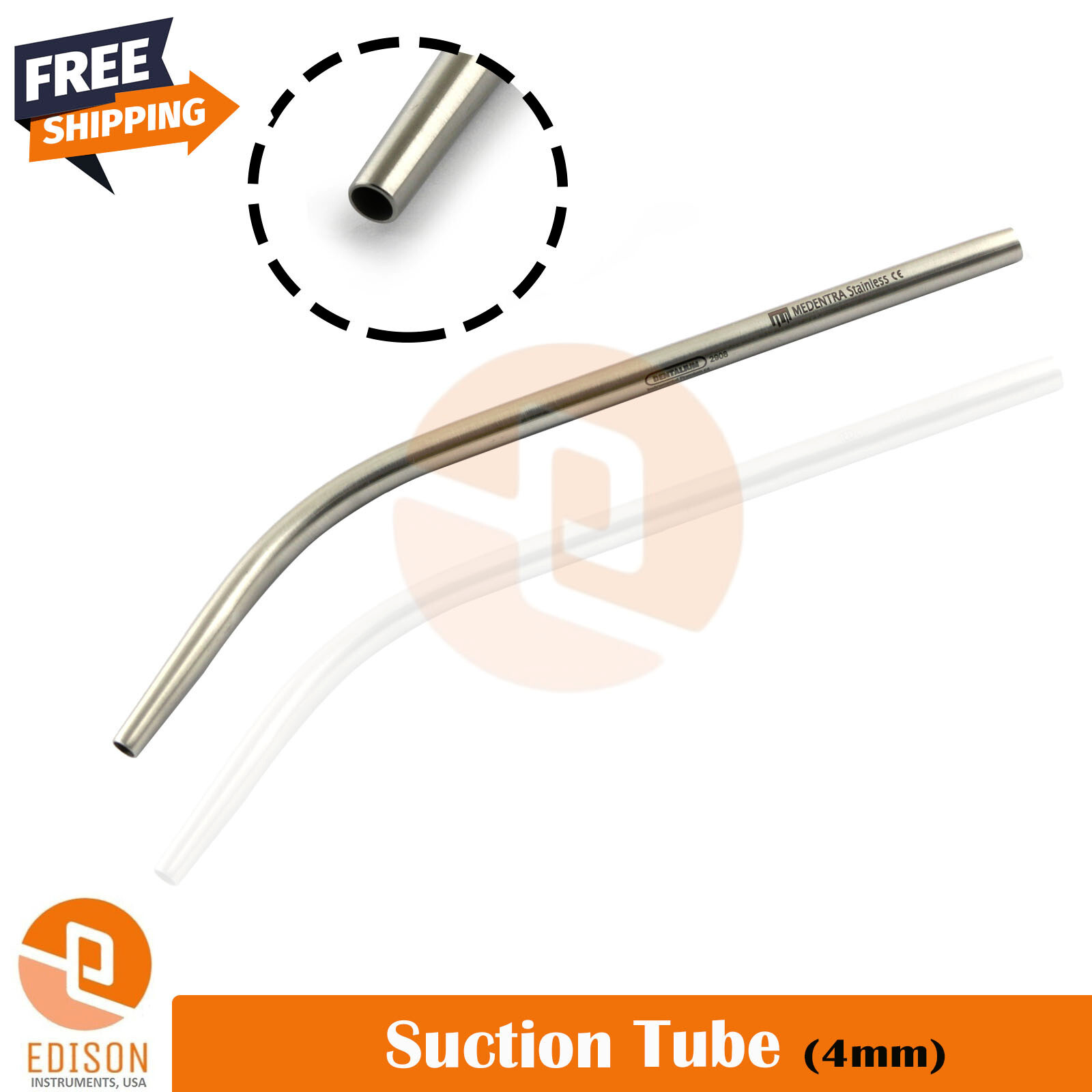 4mm Suction Tube Cannula Below Pipe Saliva Tubing Dental Oral Cleaning Tools