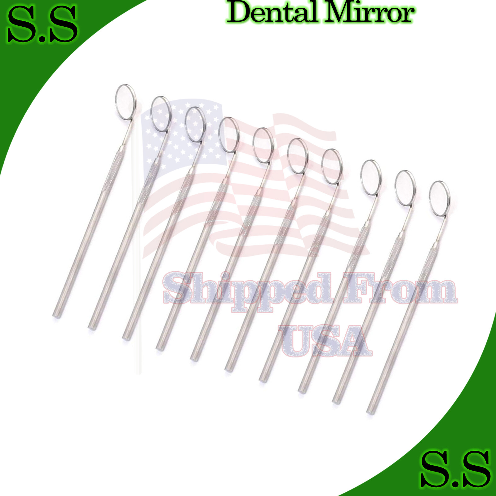15 pcs Dental Mouth Mirror #5 Surgical Dental Instruments