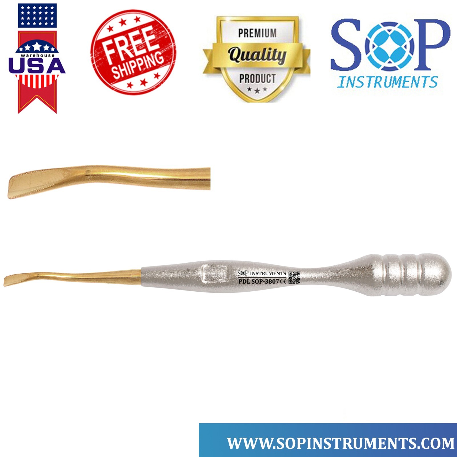 Dental Bone Graft Scoop Plugger Carrier Packer Compactor by SOP Instruments
