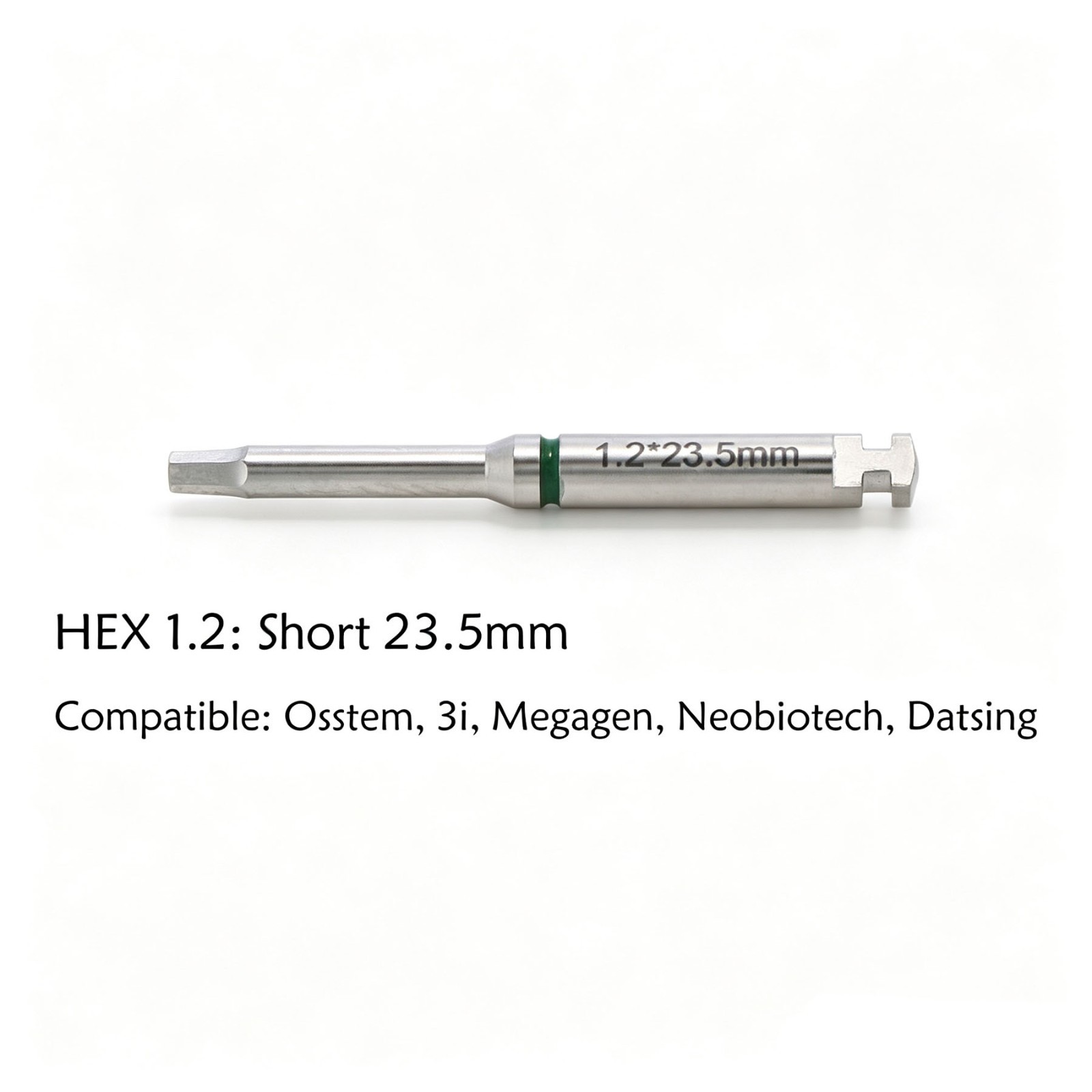 Dental Implant Abutment Latch Screwdriver Hex Driver For Handpiece Long Short