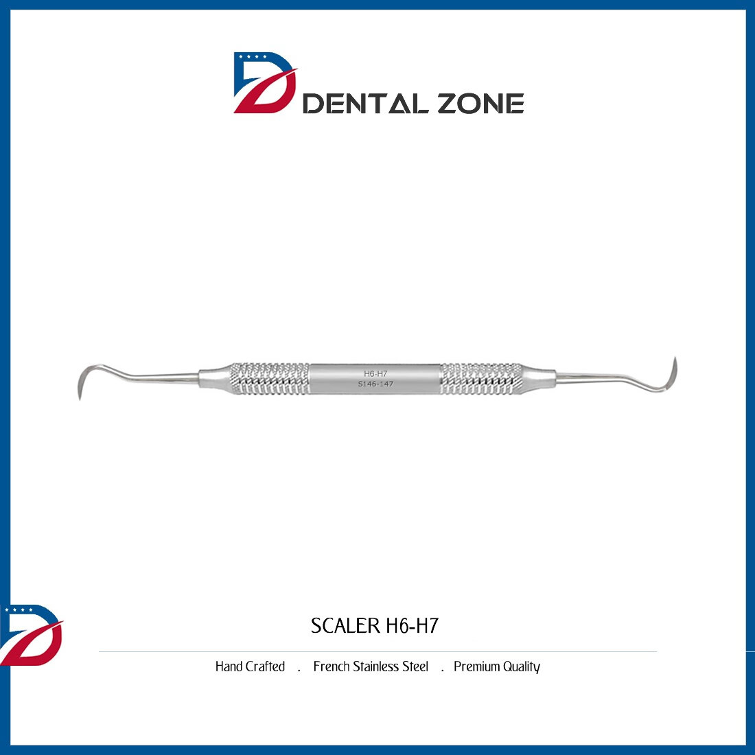 SICKLE SCALER H6-H7 DENTAL HAND TOOLS INSTRUMENTS NEW