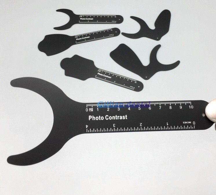 Dental Oral Photo Contrast Set Kit Black Background Board Photography Contraster