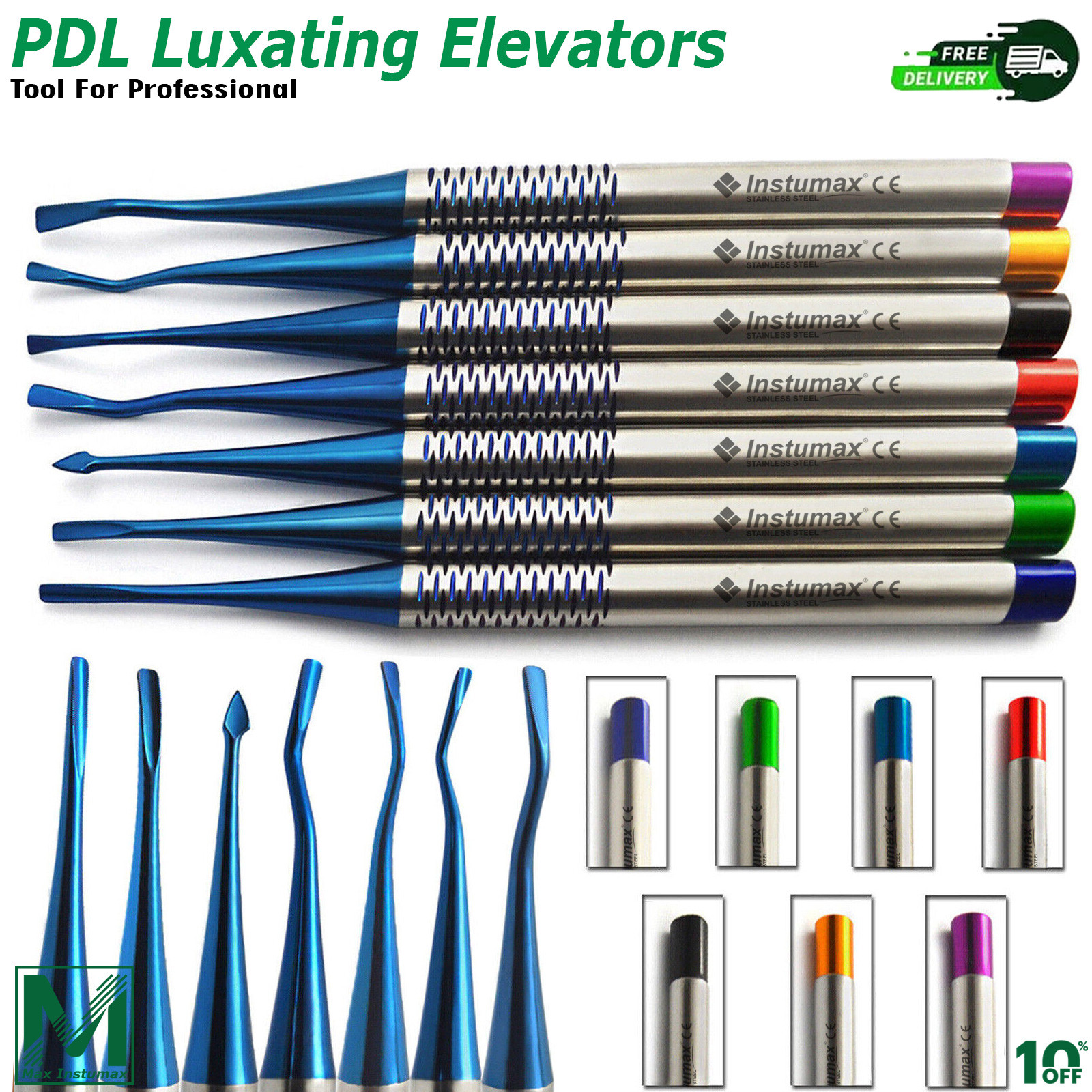 PDL Luxating Root Elevator Periotome Luxation For Tooth Extraction Extracting CE