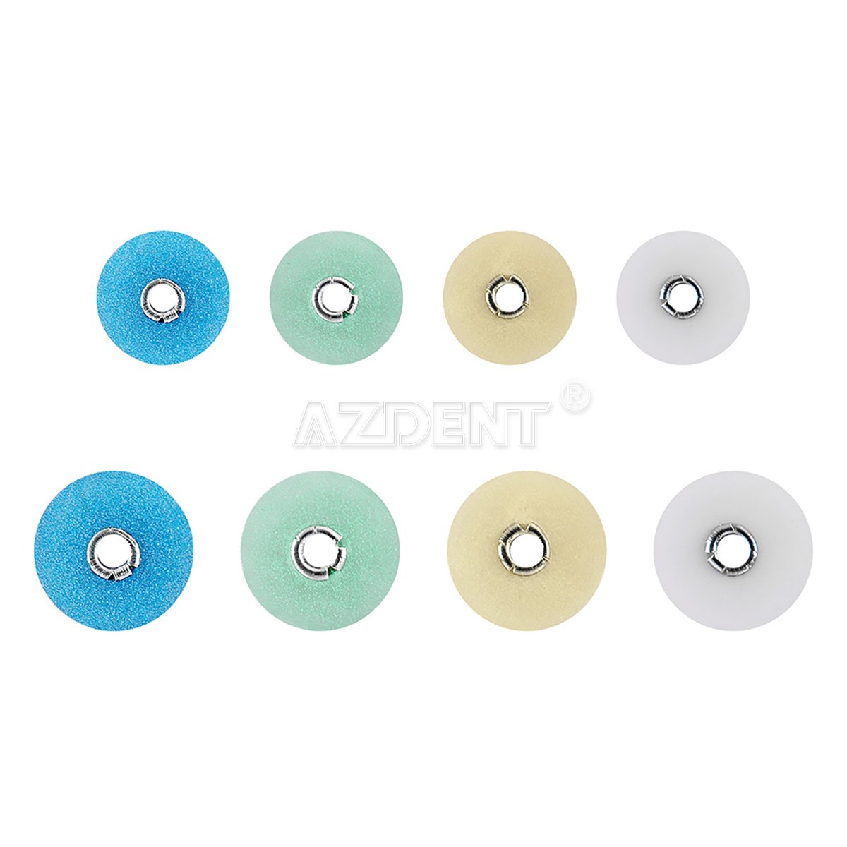 80pc Dental Discs Gross Reduction Polishing Contouring Mandrel Stripes 14mm Kit