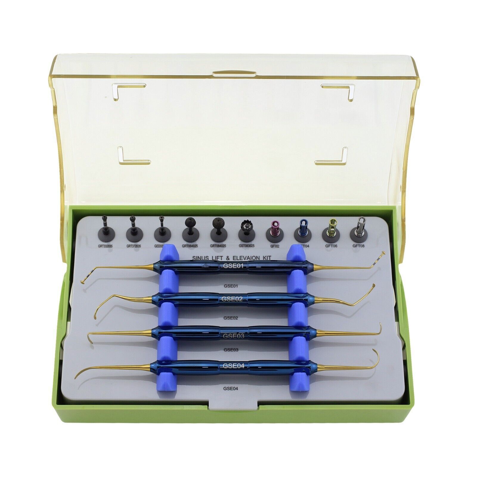 Dental Advanced Sinus Lift Kit DASK Implant Drill Stopper Elevation Instrument