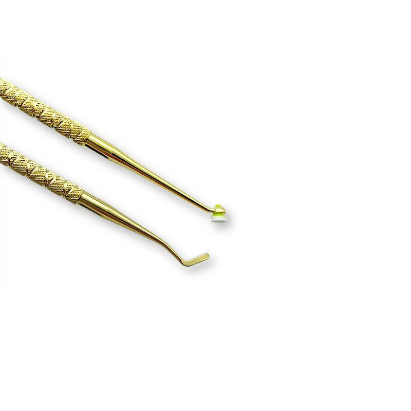 Dental Composite Resin Foam Pads Filling Spatula Handle Golden Tools OptraSculpt