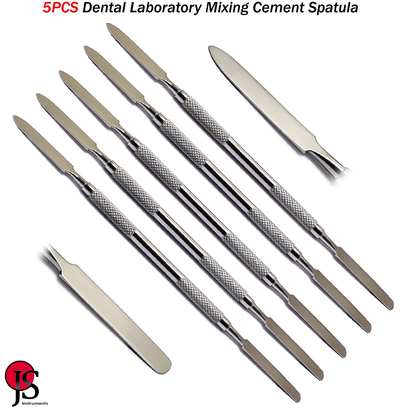Dental Amalgam Mixing Cement Spatula Laboratory Tools Dentist Lab 5 Pieces