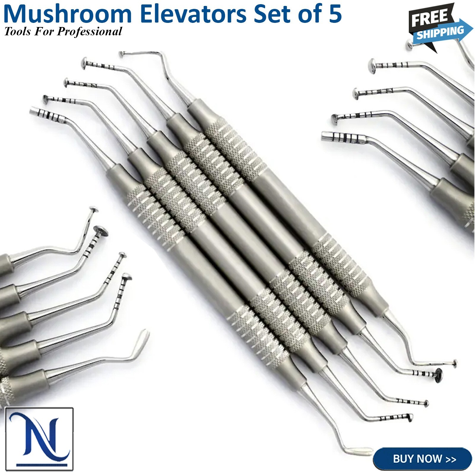Dental Mushroom Elevators Sinus Lift Implant Oral Surgery Graft Periosteal Set