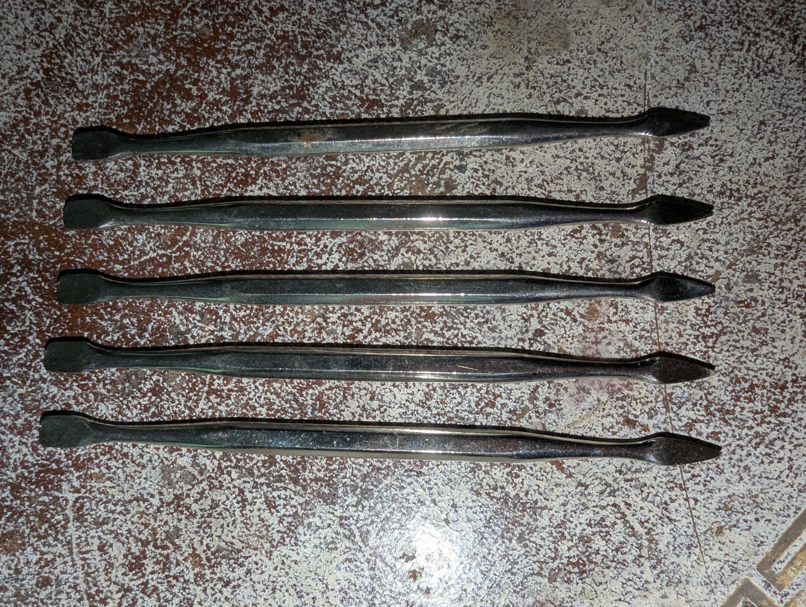 Metal Spatula 5 Pcs Tools Dental Carver Wax Surgical Instrument Germany 4.25″