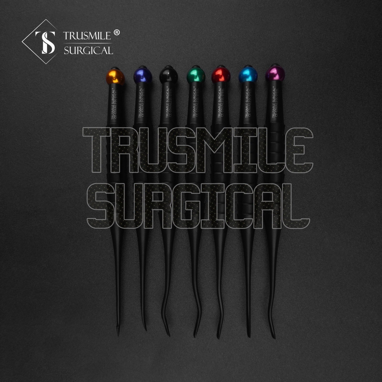Dental Luxating Elevators PDL Periotome Set of 7 Root Extraction Kit