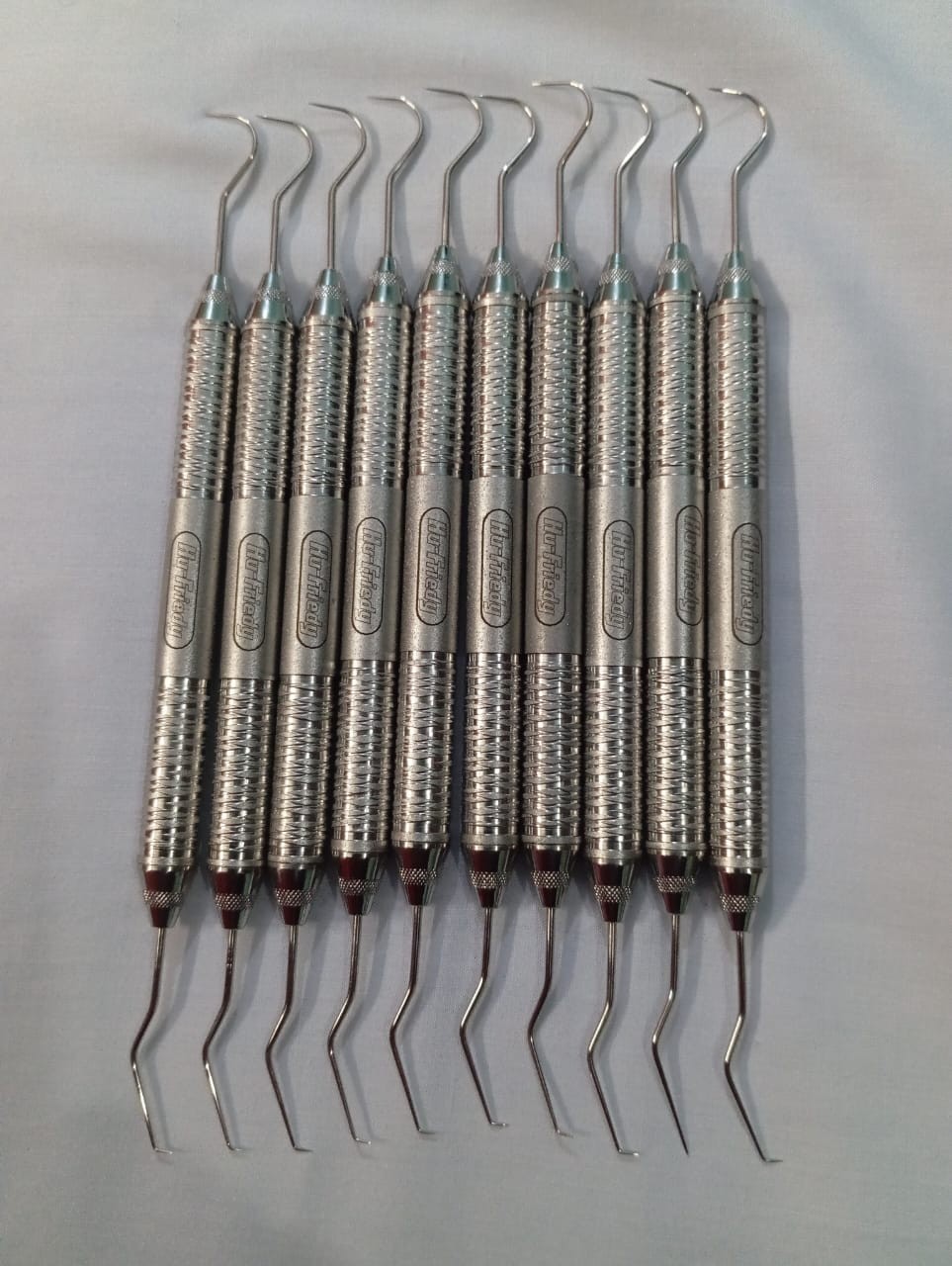 Hu-Friedy Lot of 10pcs Explorer EXD56 #5 Dental Instruments Satin Steel Handle