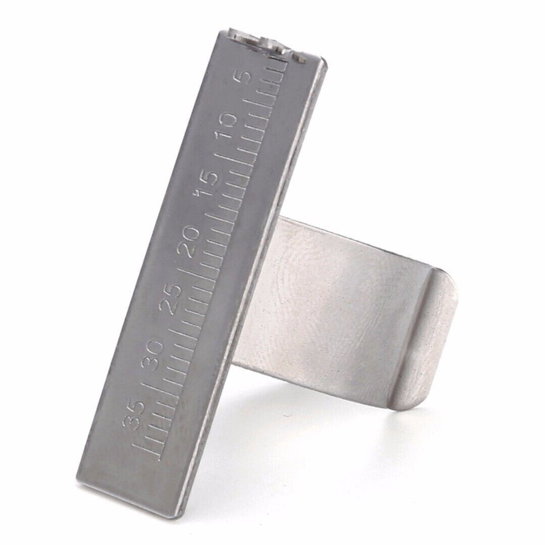 Dental Endodontic Stainless Measure Steel Endo Finger Ruler Span Scale Instrumen