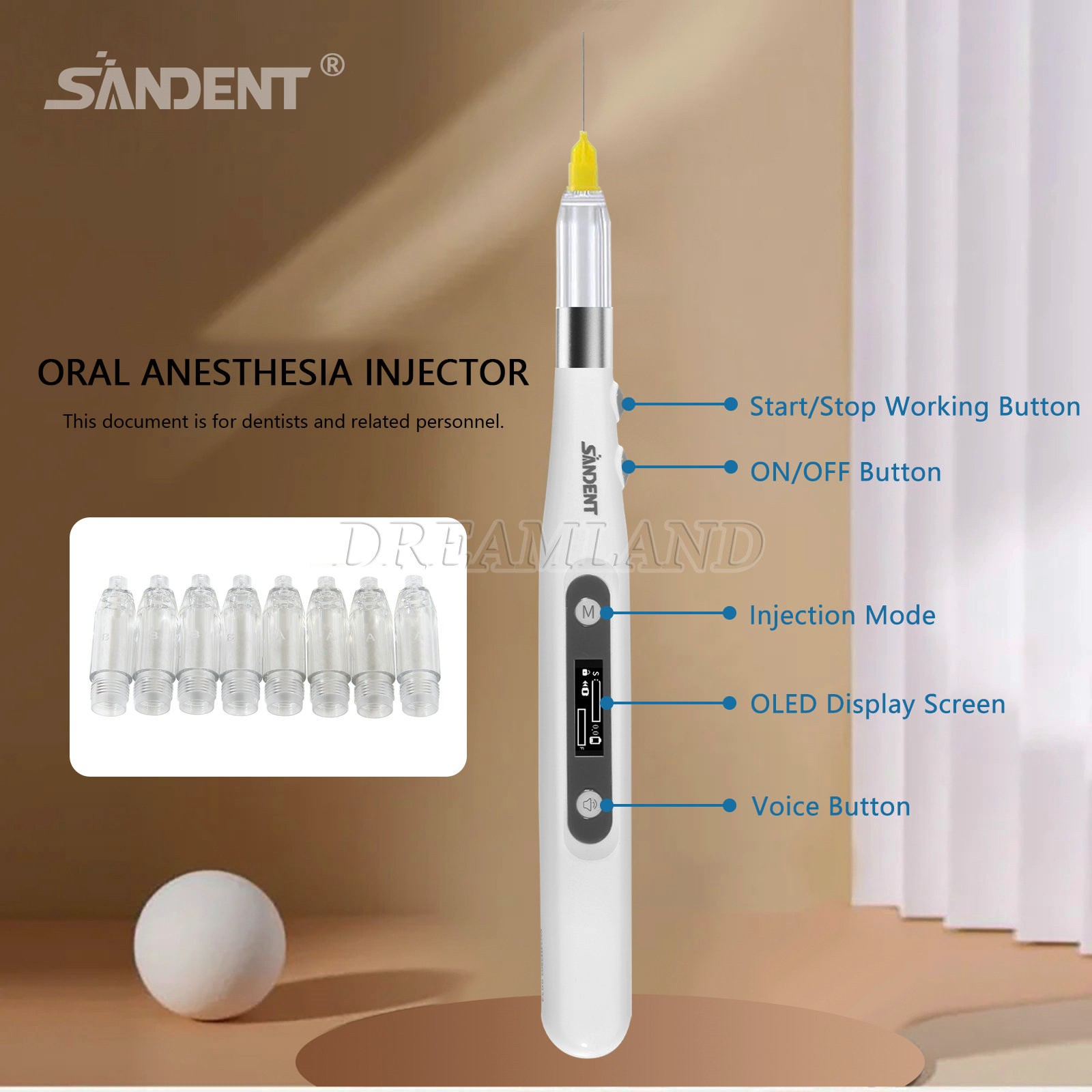Dental Intelligent Painless Oral Local Anesthesia Delivery Device Pen USA STOCK